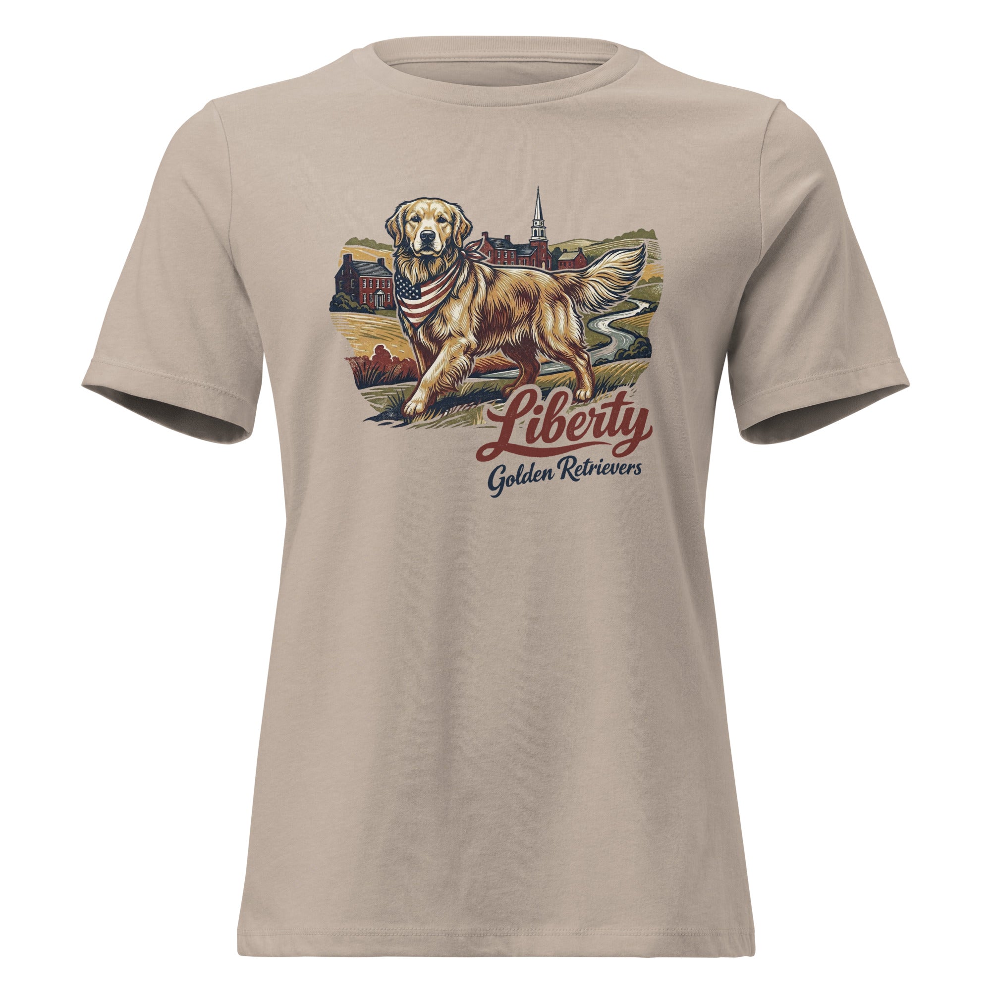 Liberty Golden Retrievers Women's Relaxed Tee