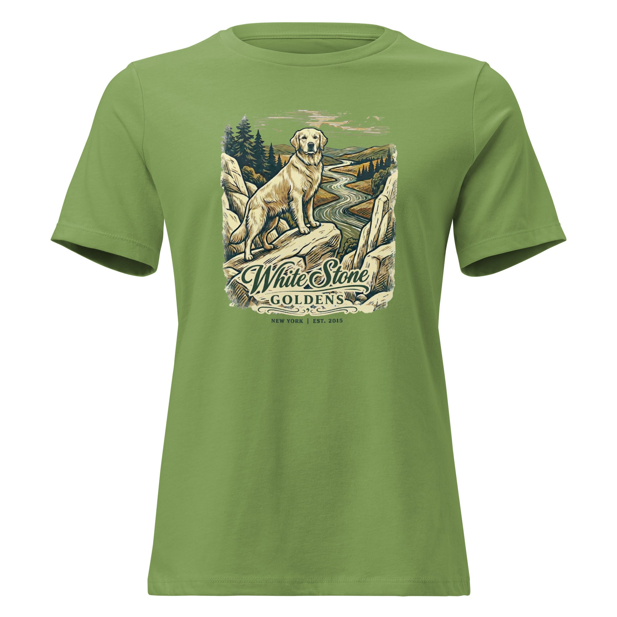 White Stone Goldens Women's Relaxed Tee