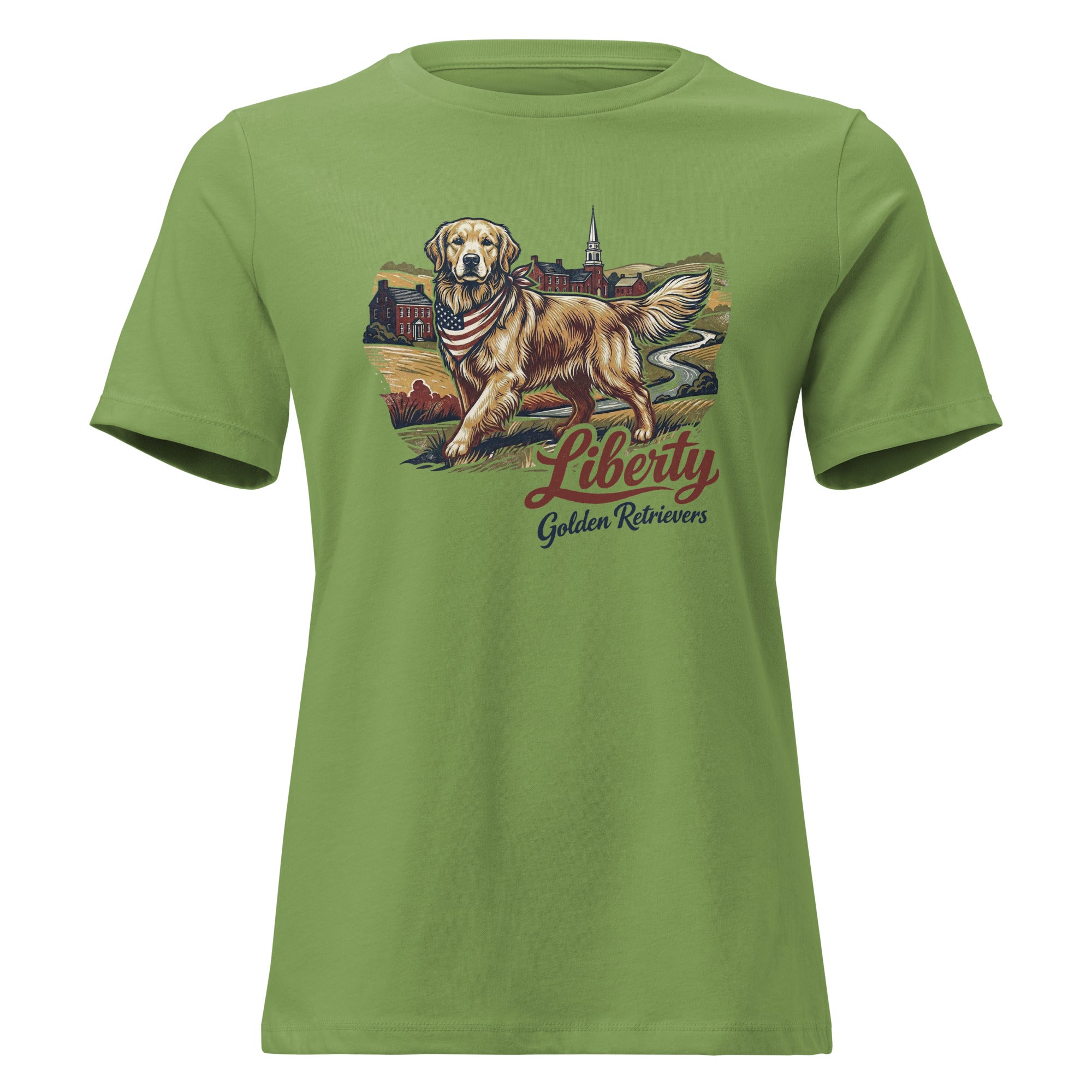 Liberty Golden Retrievers Women's Relaxed Tee