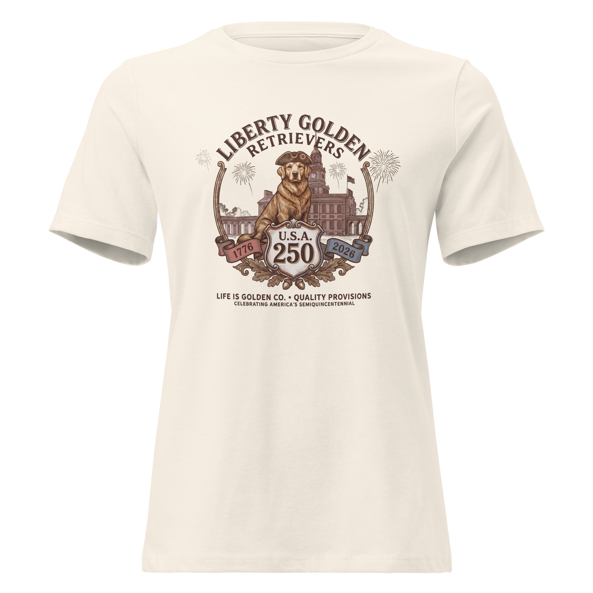 Liberty Goldens Semiquincentennial Women's Relaxed Tee