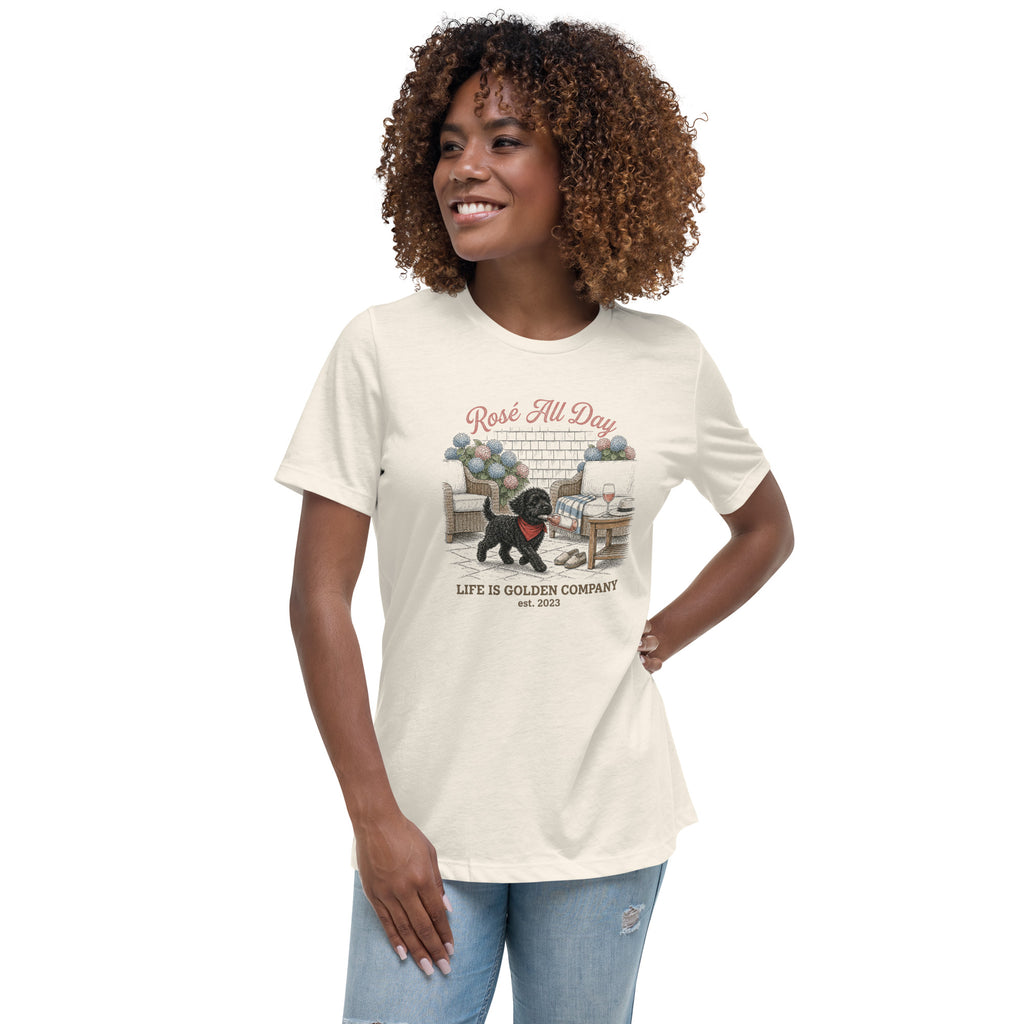 Rosé All Day Schnoodle Edition Women's Relaxed Tee