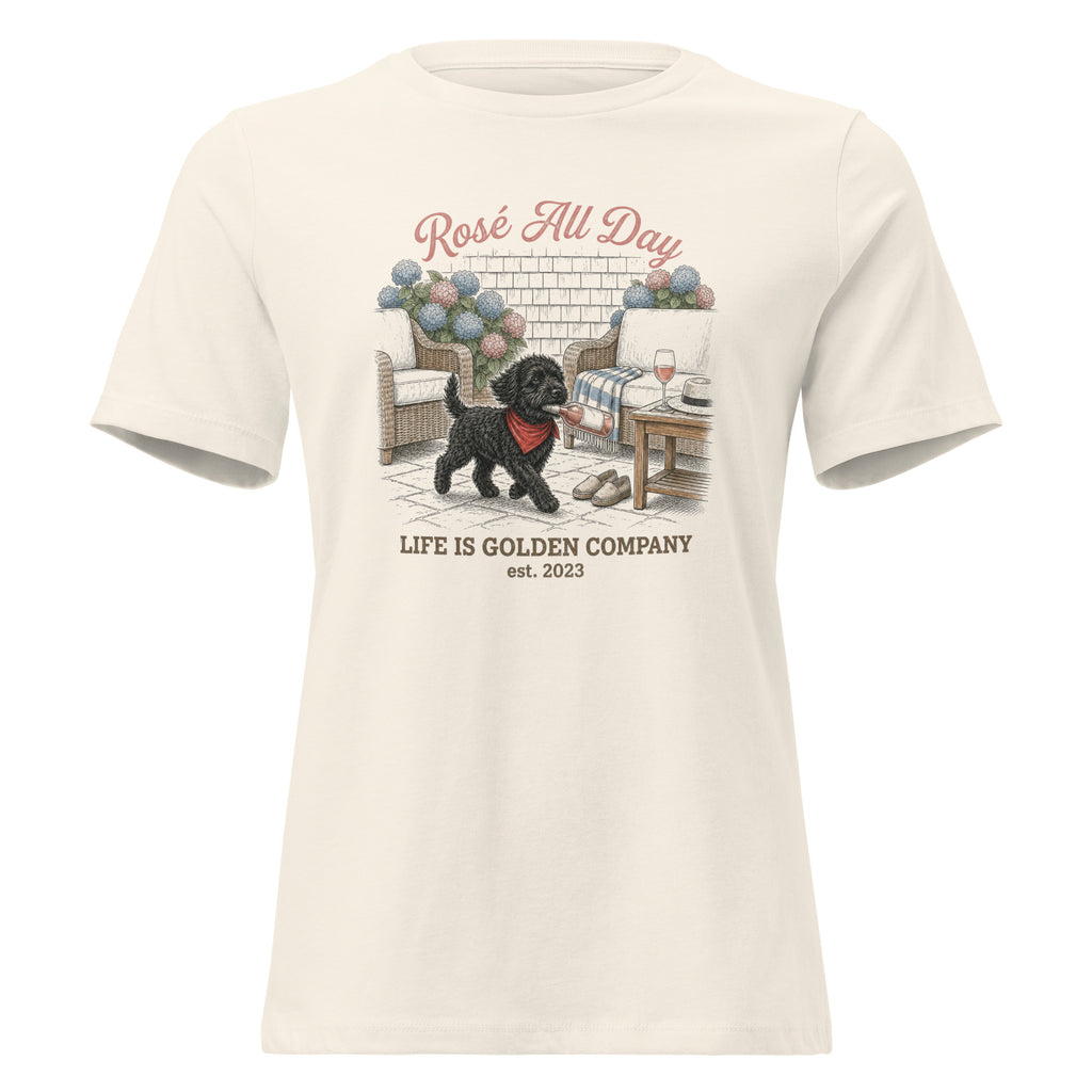 Rosé All Day Schnoodle Edition Women's Relaxed Tee