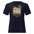 Desert Trails, Golden Tails Women's Relaxed T-Shirt