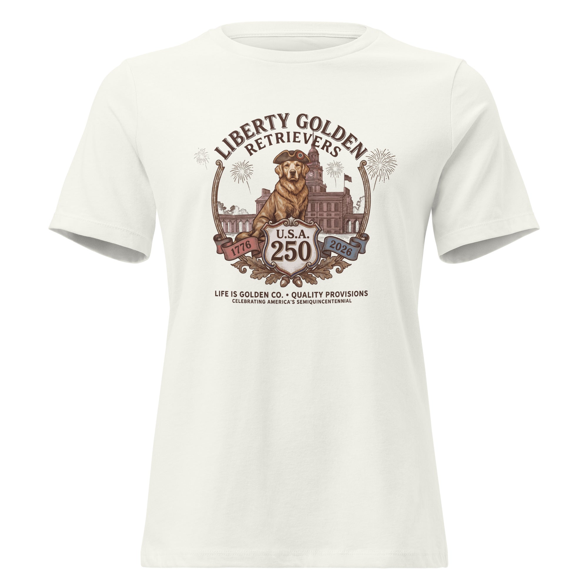 Liberty Goldens Semiquincentennial Women's Relaxed Tee