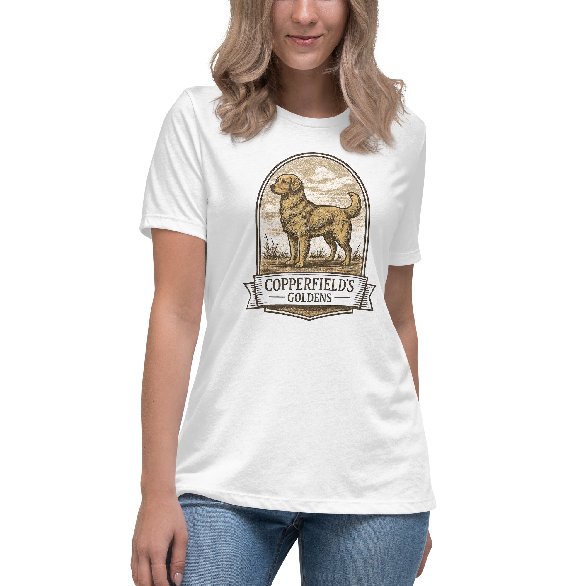 Copperfield's Goldens Women's Relaxed T-Shirt