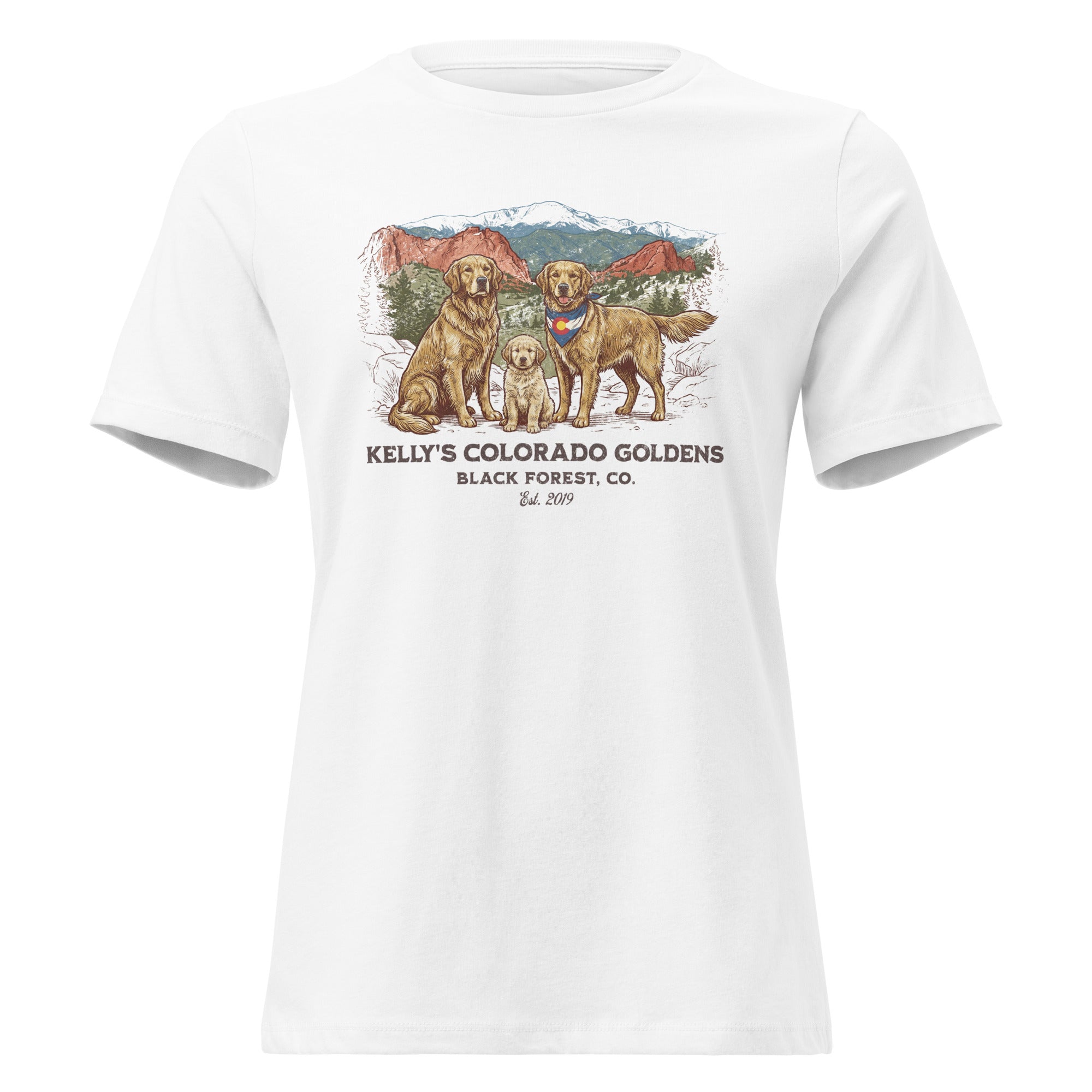 Kelly's CO Goldens Women's Relaxed Tee