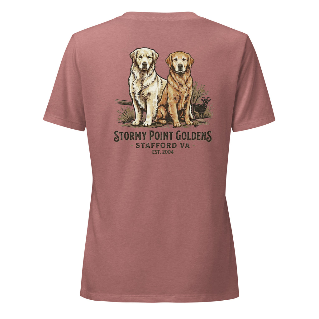 Stormy Point Women’s relaxed v-neck t-shirt