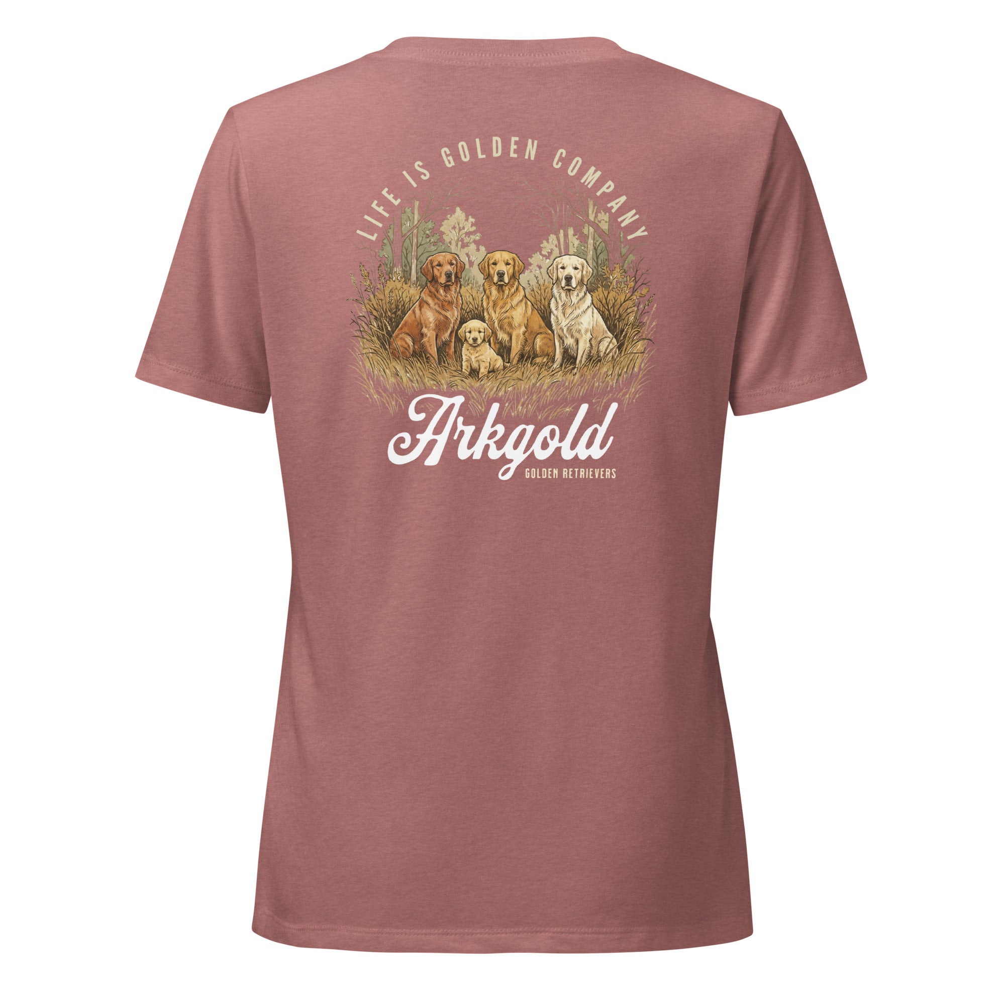 Arkgold Women’s relaxed v-neck Tee