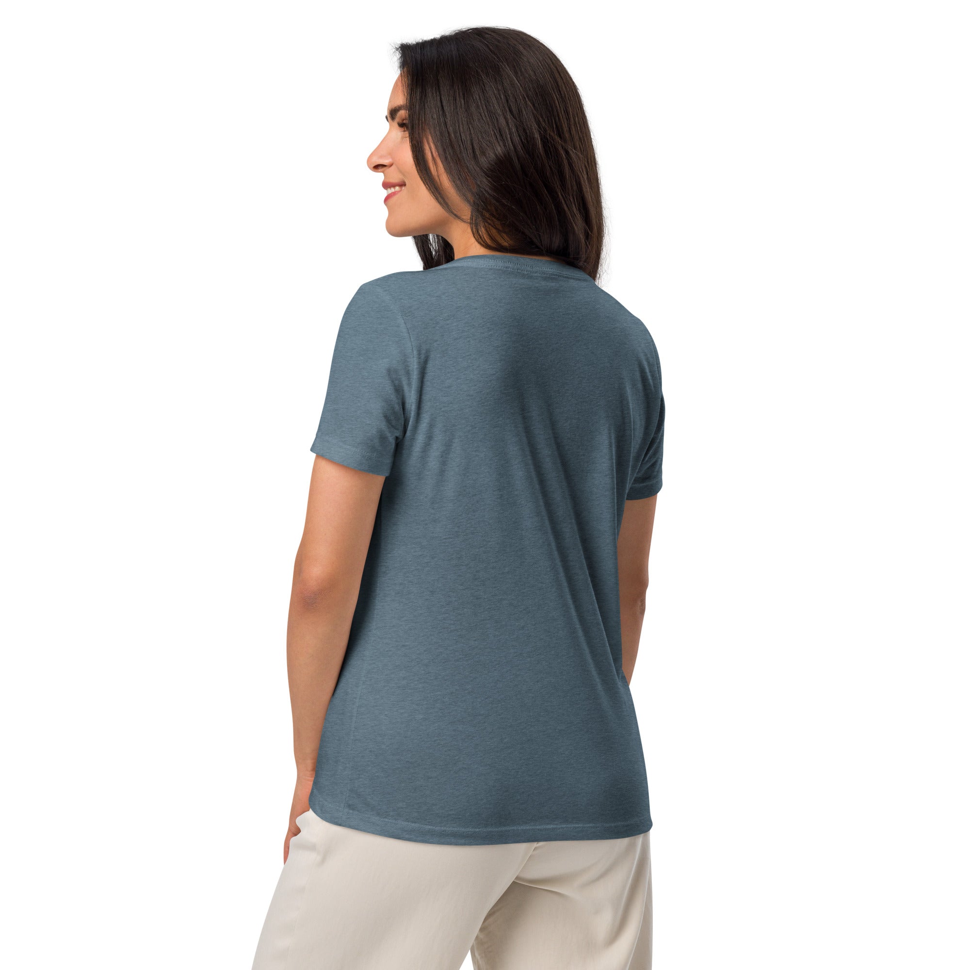 Lowcountry Pup Women’s relaxed v-neck t-shirt