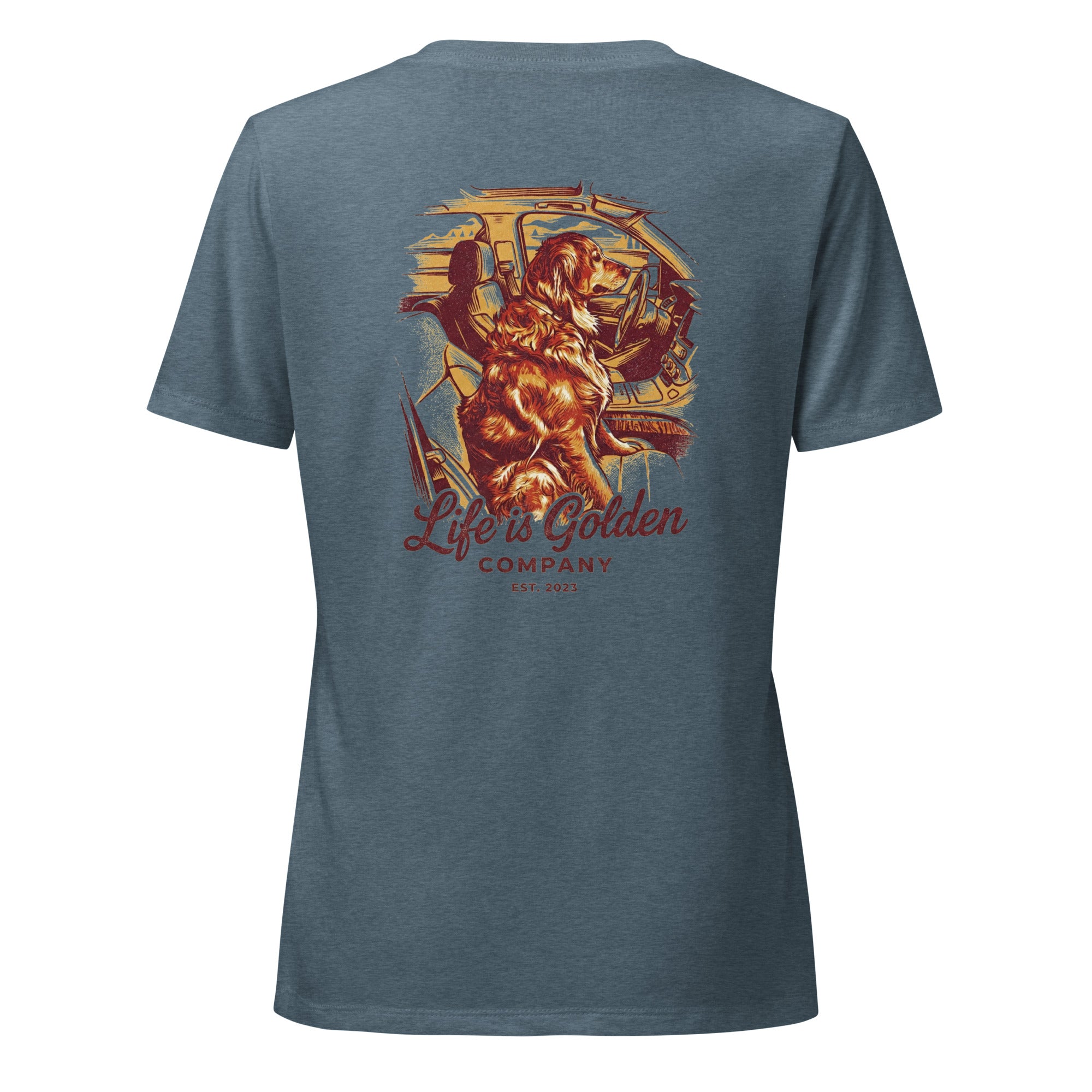 Golden Passenger Women’s relaxed v-neck t-shirt