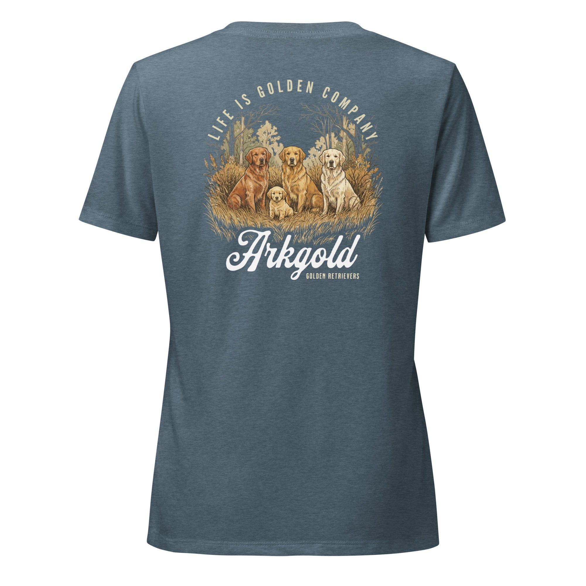 Arkgold Women’s relaxed v-neck Tee