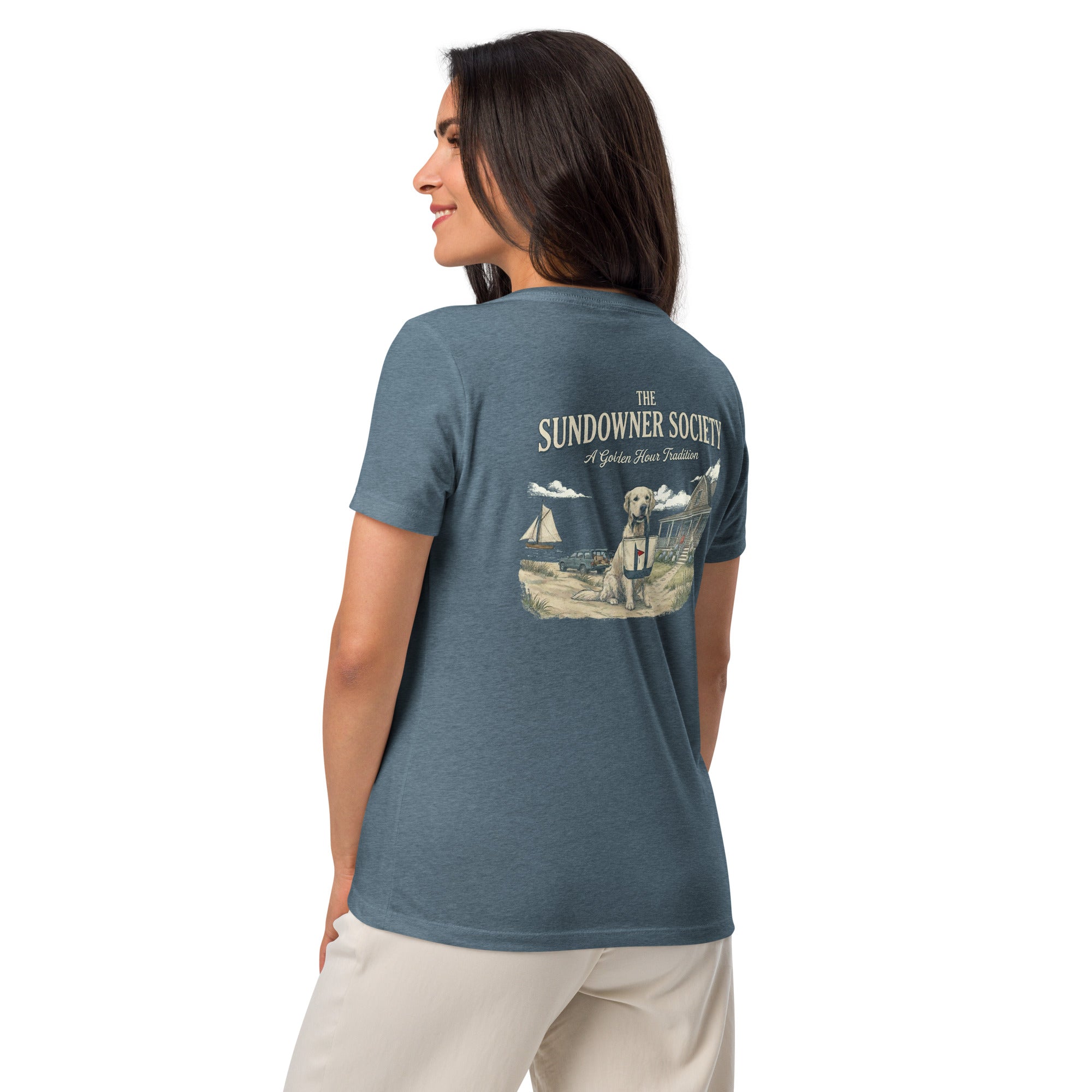 The Sundowner Society Mother's Day Limited Edition Women’s relaxed v-neck Tee