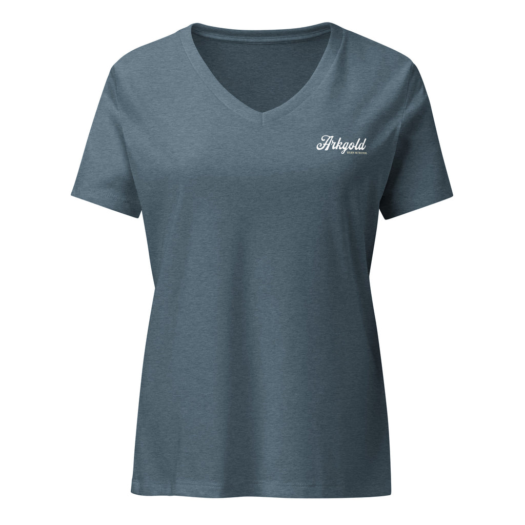 Arkgold Women’s relaxed v-neck Tee