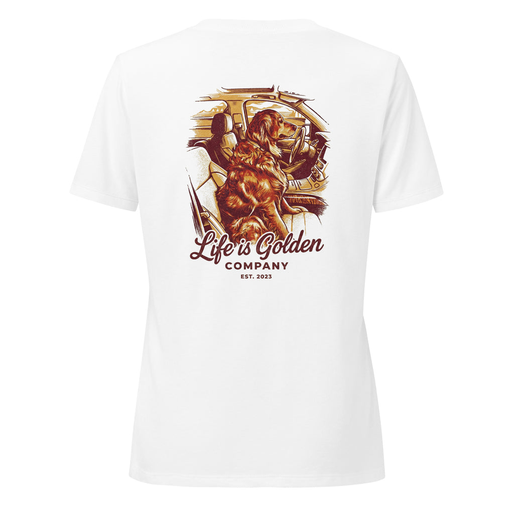 Golden Passenger Women’s relaxed v-neck t-shirt