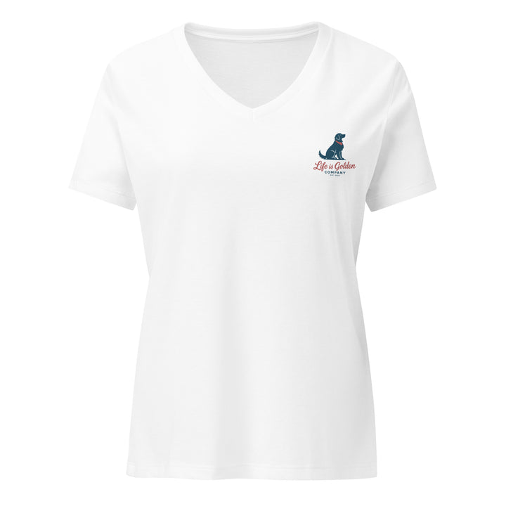 Boat Dog Energy | Women’s Relaxed V-Neck Tee