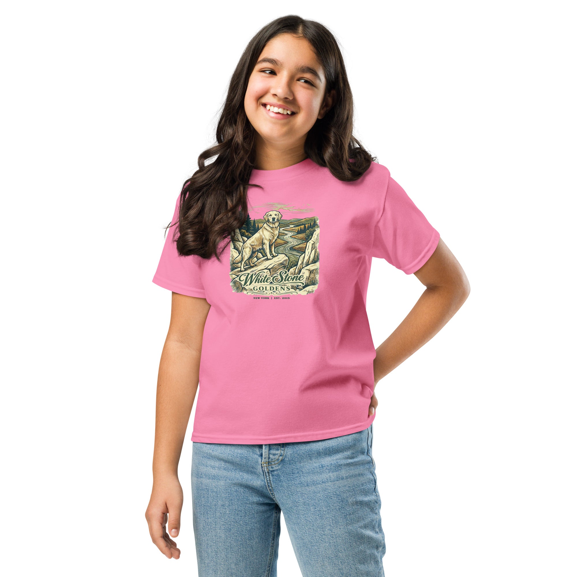 White Stone Goldens Youth Tee