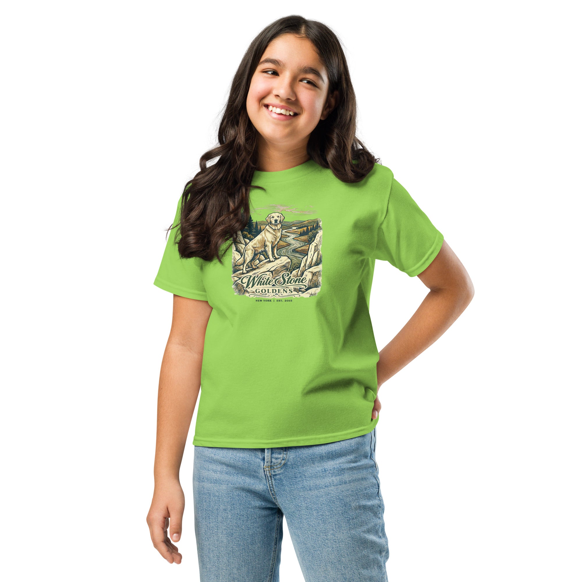 White Stone Goldens Youth Tee