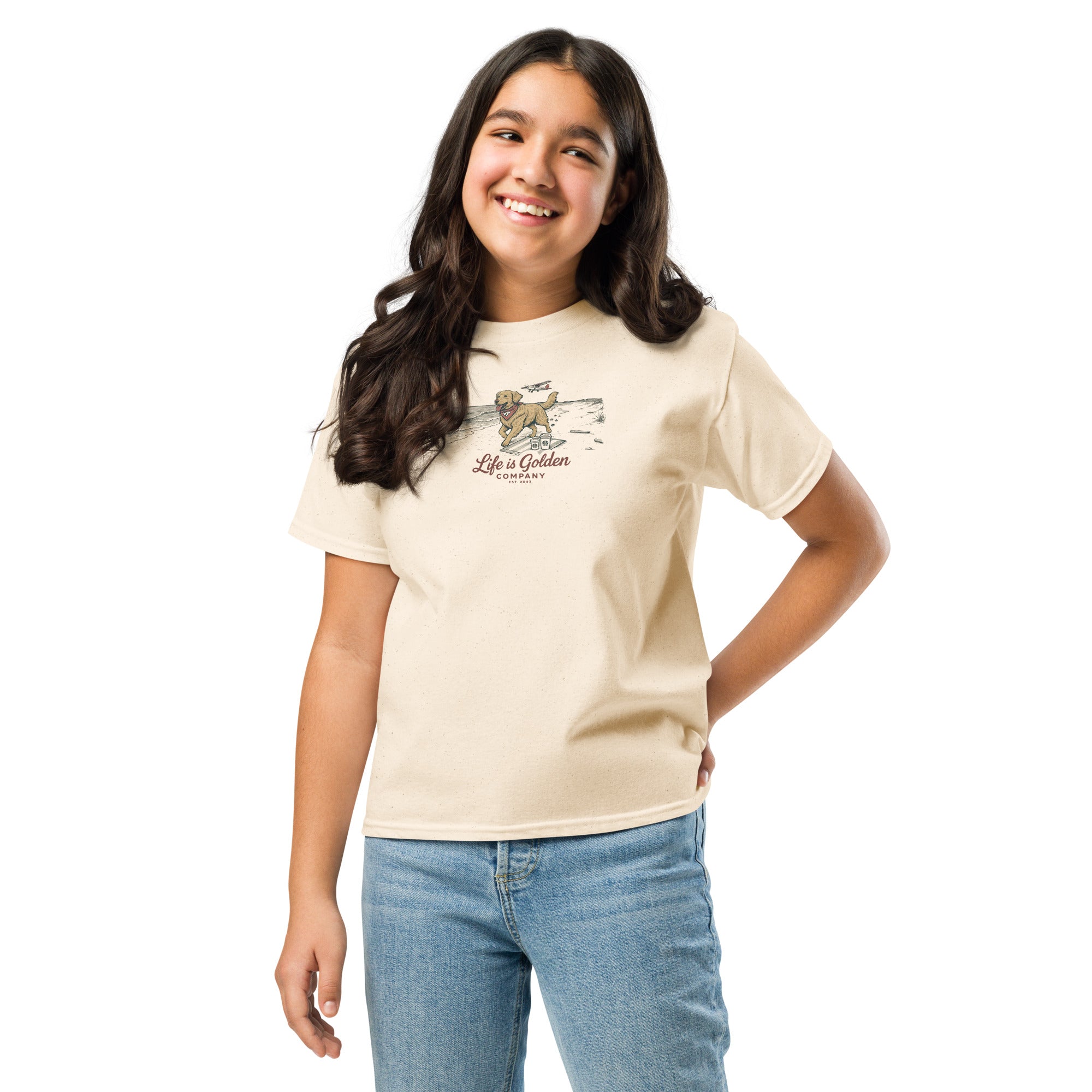 VT Beach Run Youth tee