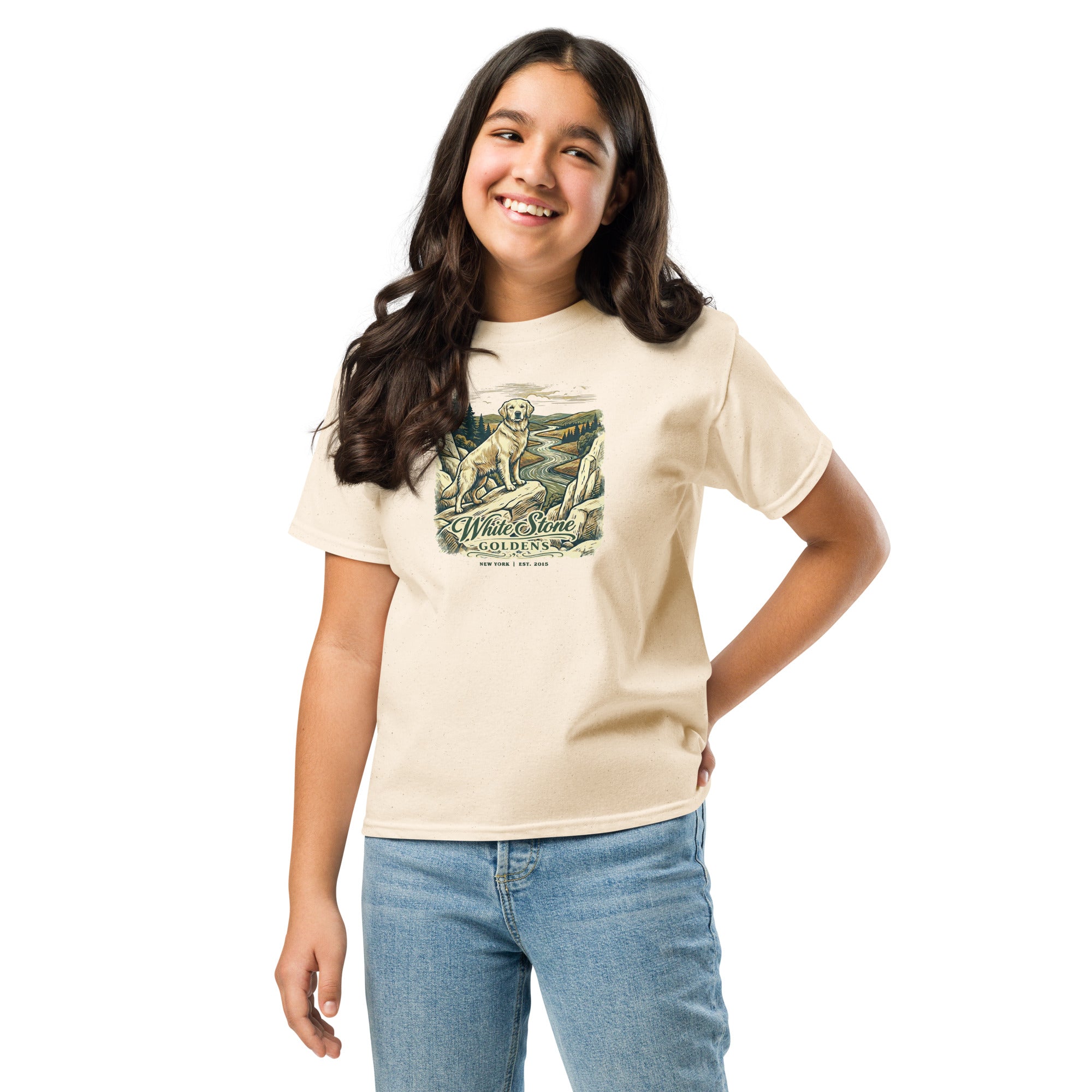 White Stone Goldens Youth Tee