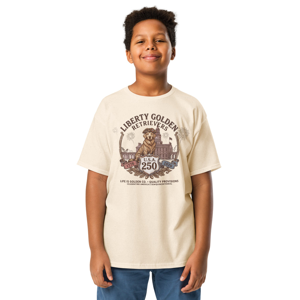 Liberty Goldens Semiquincentennial Youth classic tee