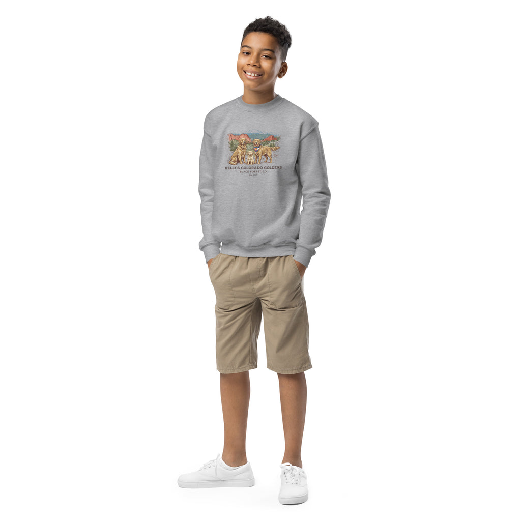 Kelly's CO Goldens Youth crew neck sweatshirt