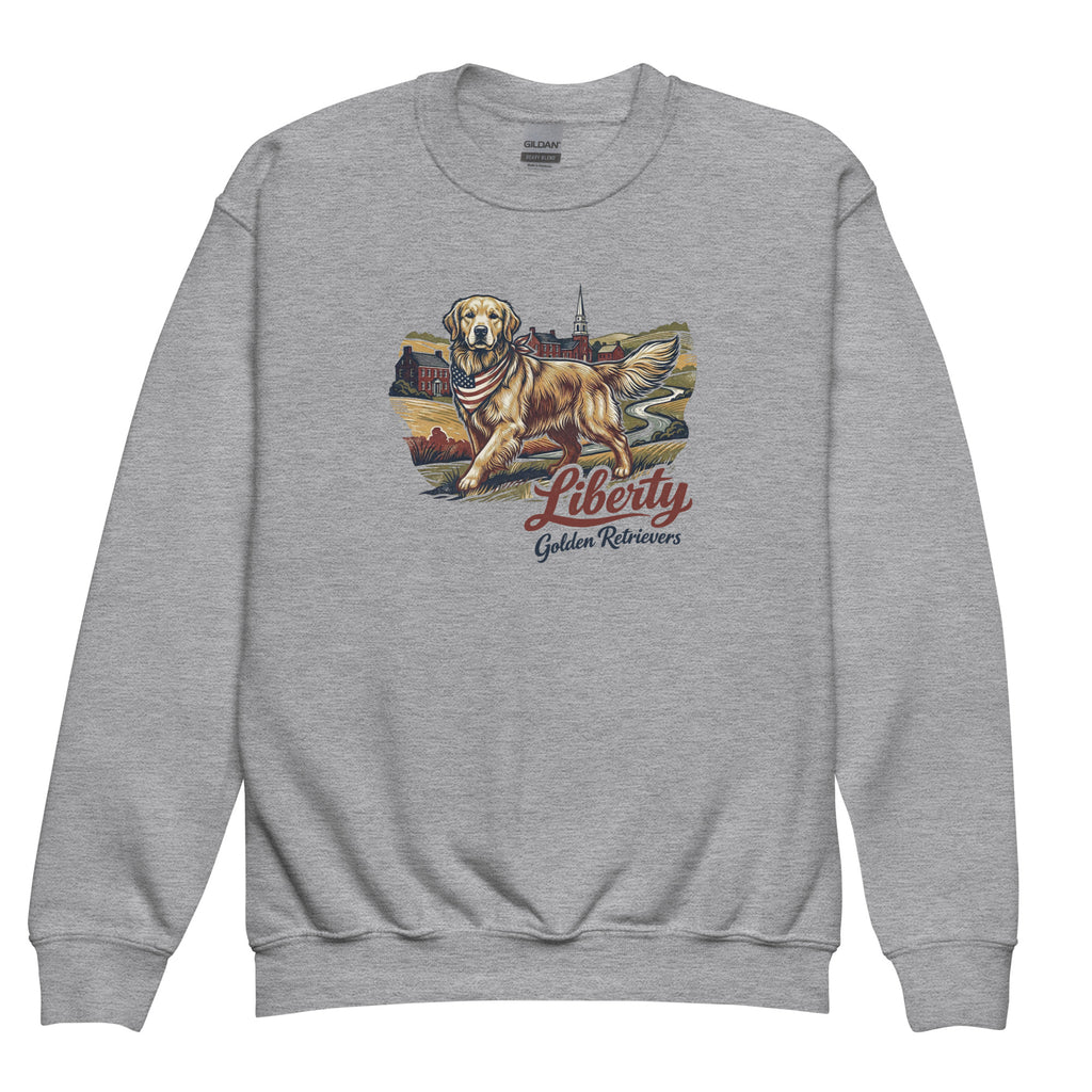 Liberty Golden Retrievers Youth Crew Neck