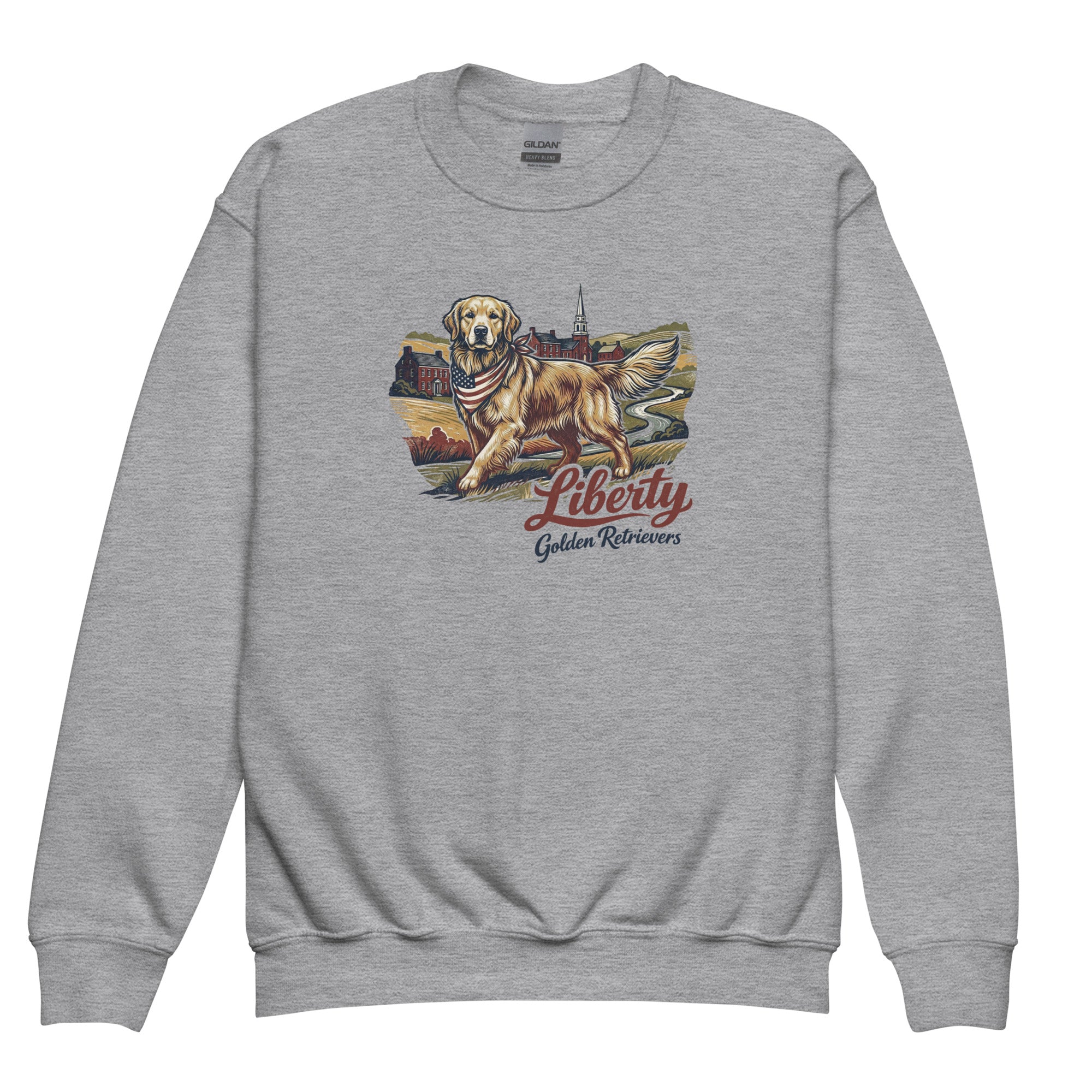 Liberty Golden Retrievers Youth Crew Neck