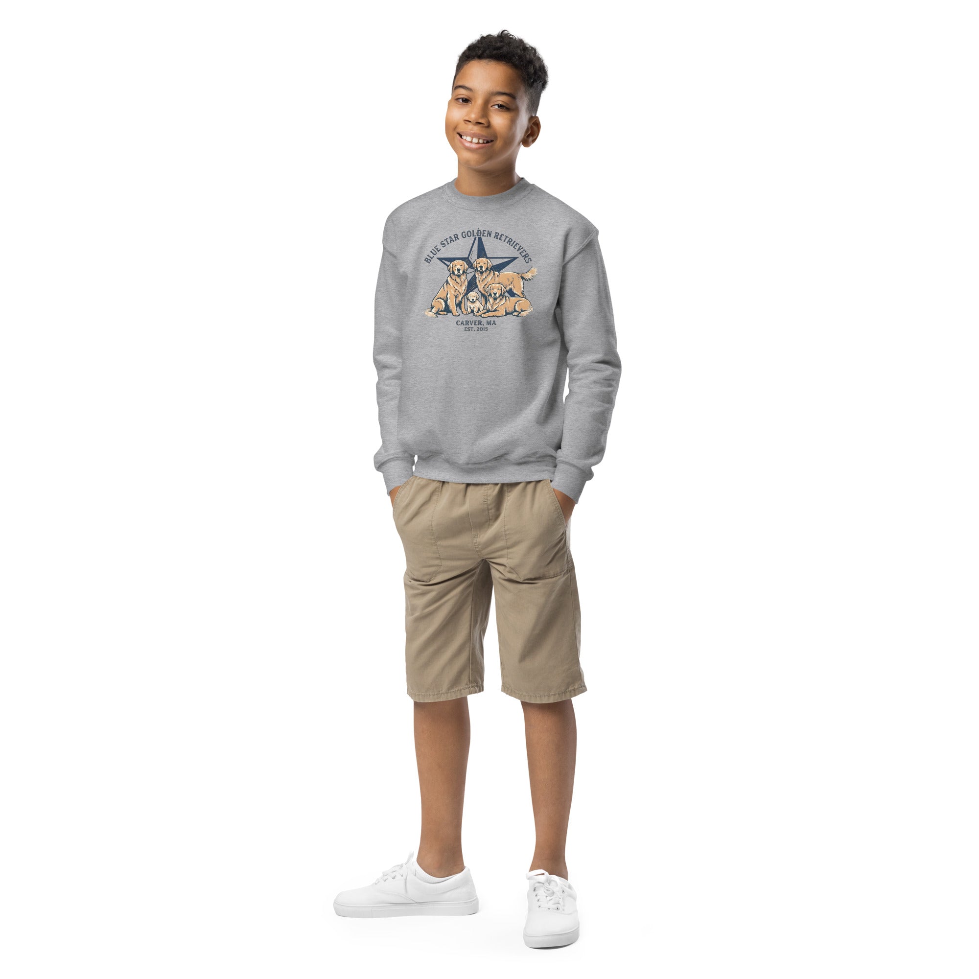 Blue Star Youth Crew Neck