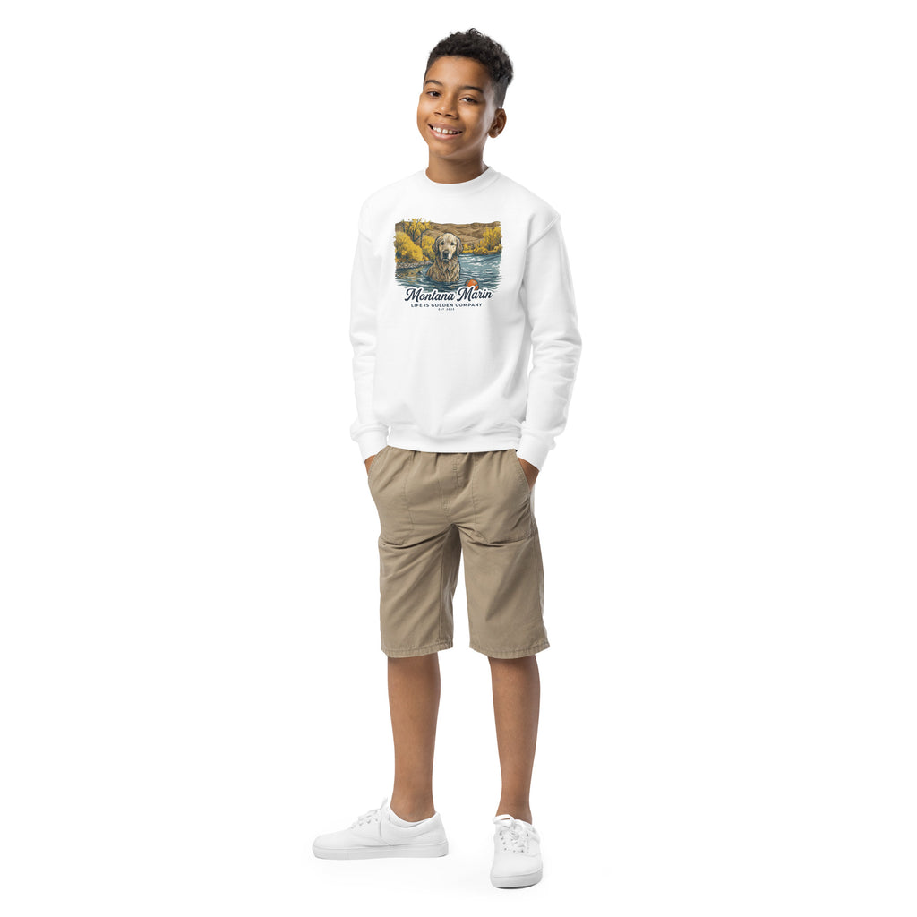 Montana Marin Youth crewneck sweatshirt