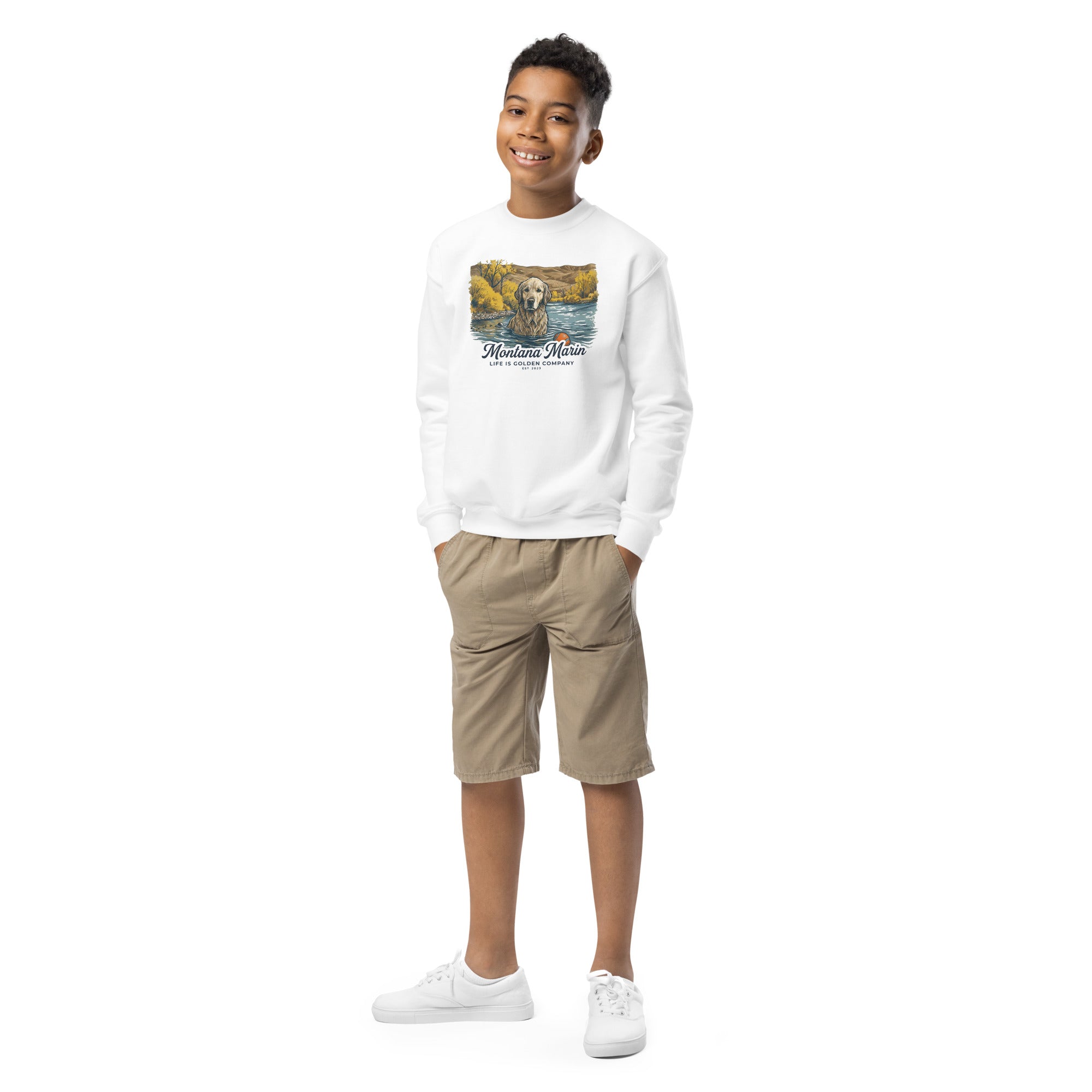 Montana Marin Youth crewneck sweatshirt