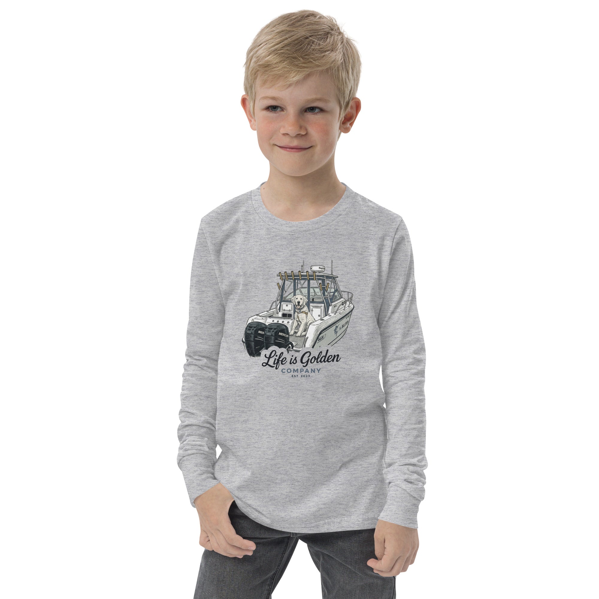 Boat Life Youth long sleeve tee