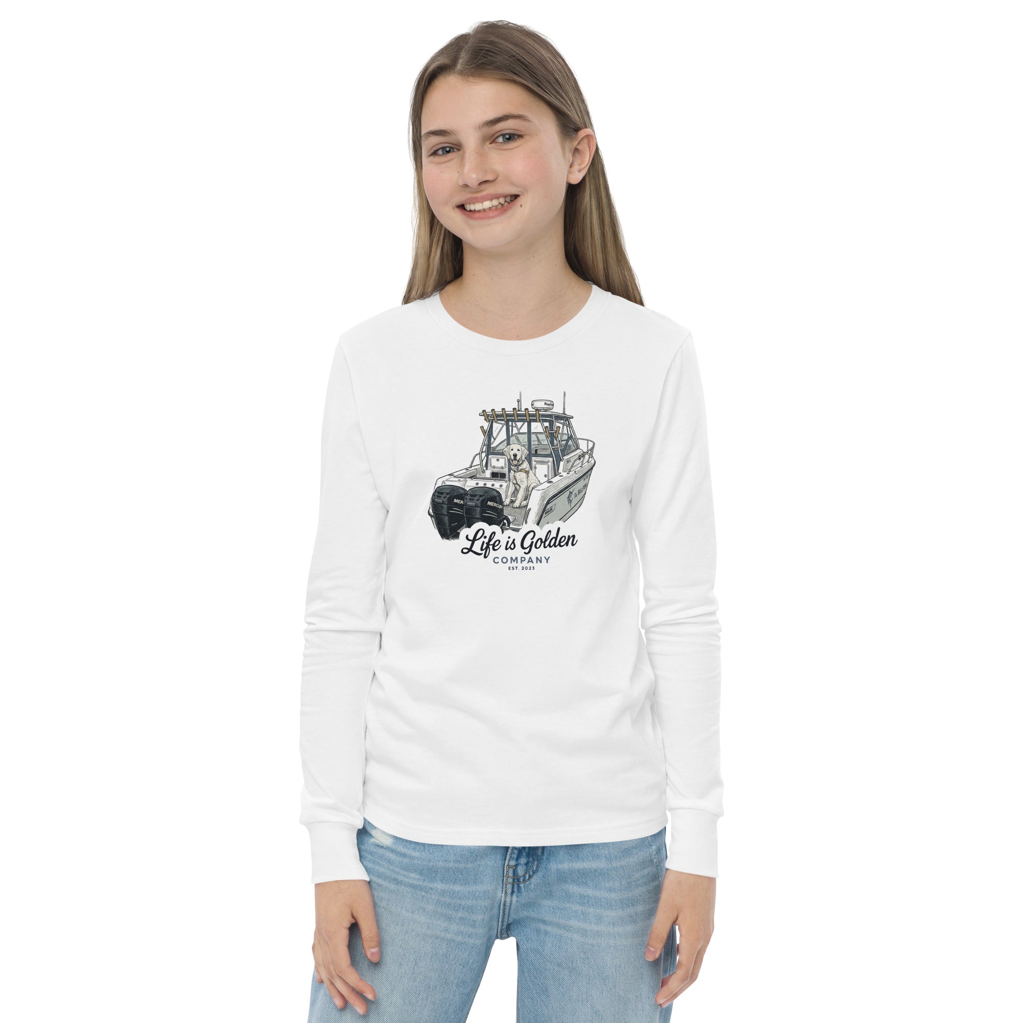 Boat Life Youth long sleeve tee