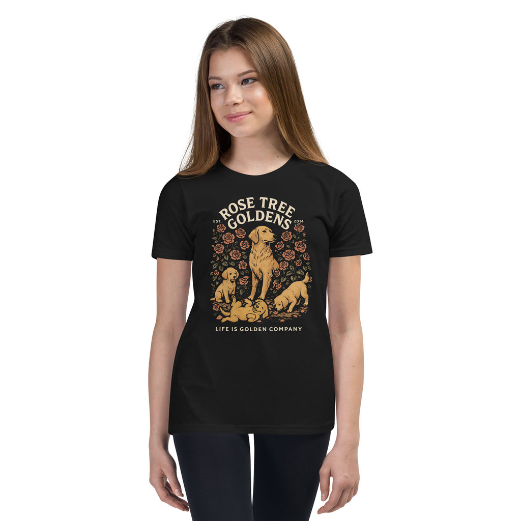 Rose Tree Goldens Custom Youth Tee