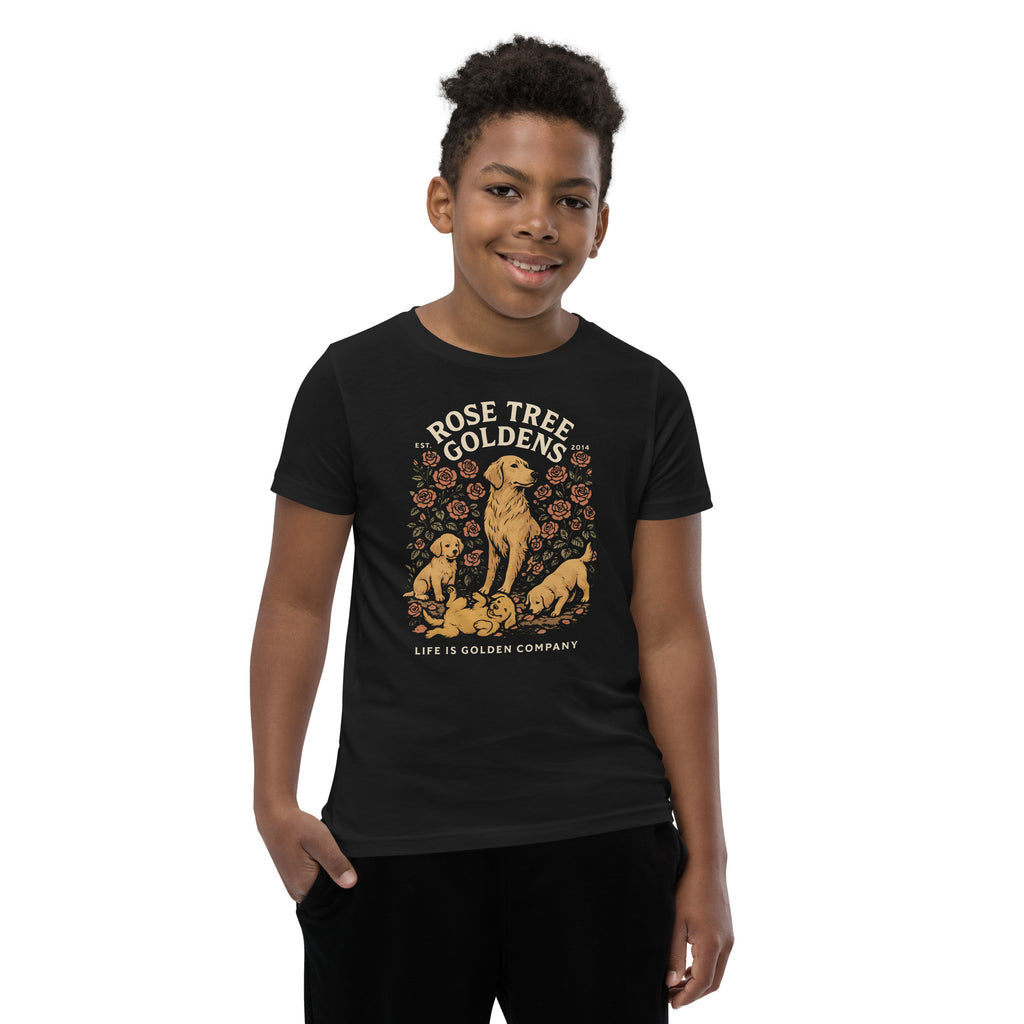Rose Tree Goldens Custom Youth Tee
