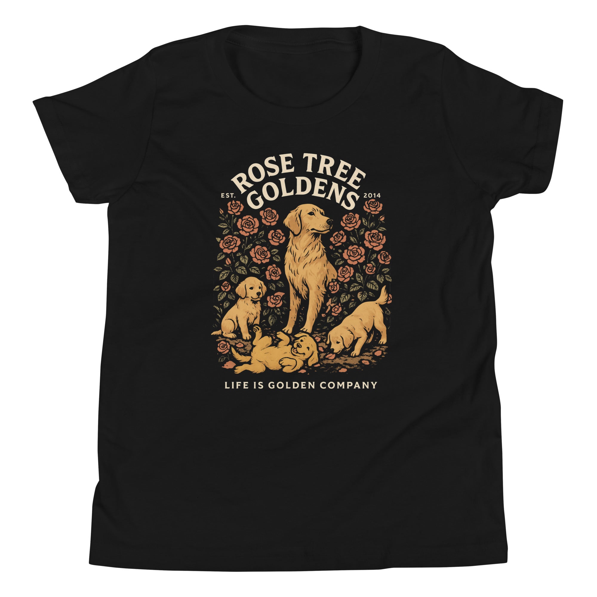 Rose Tree Goldens Custom Youth Tee