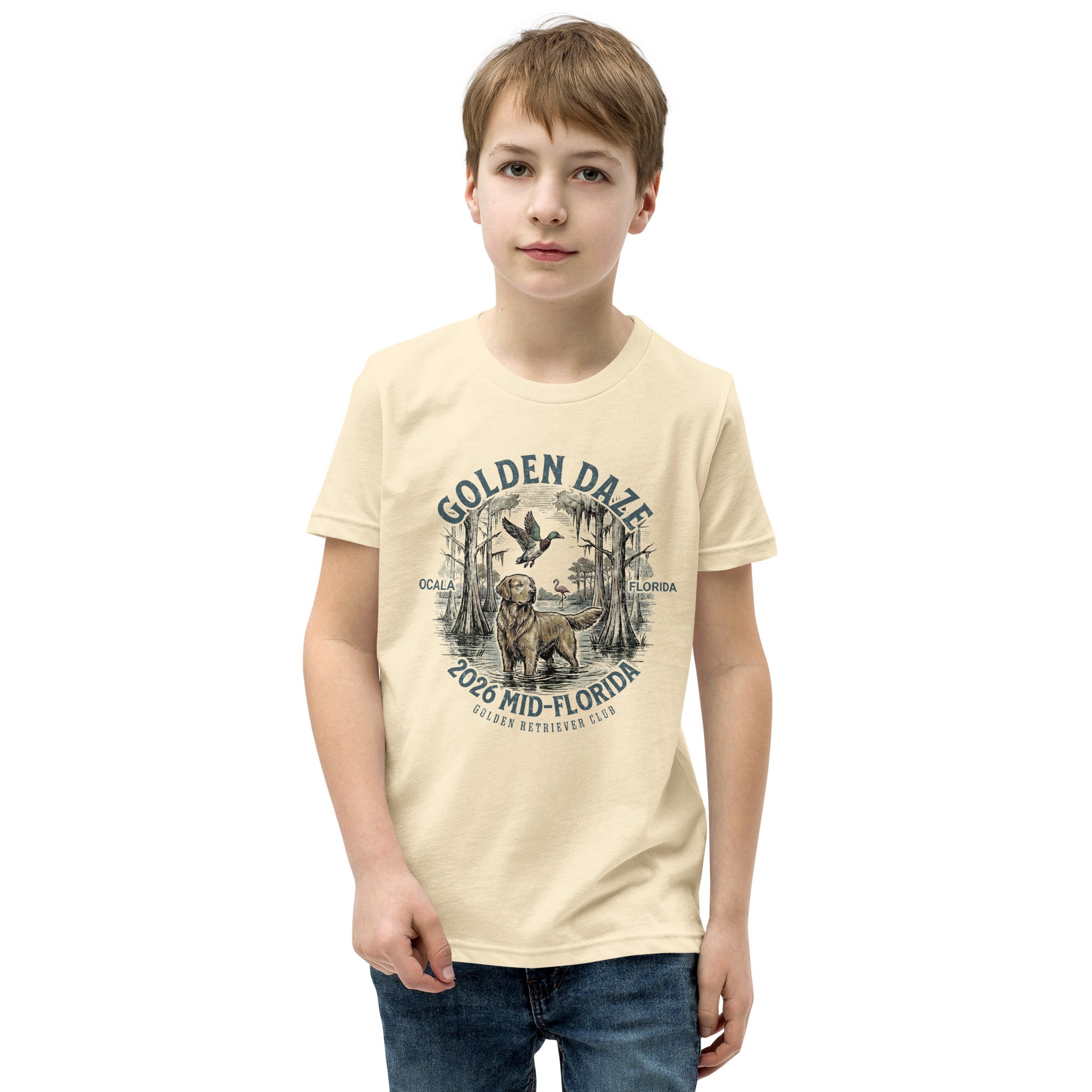 Golden Daze River Explorer Youth Short Sleeve T-Shirt