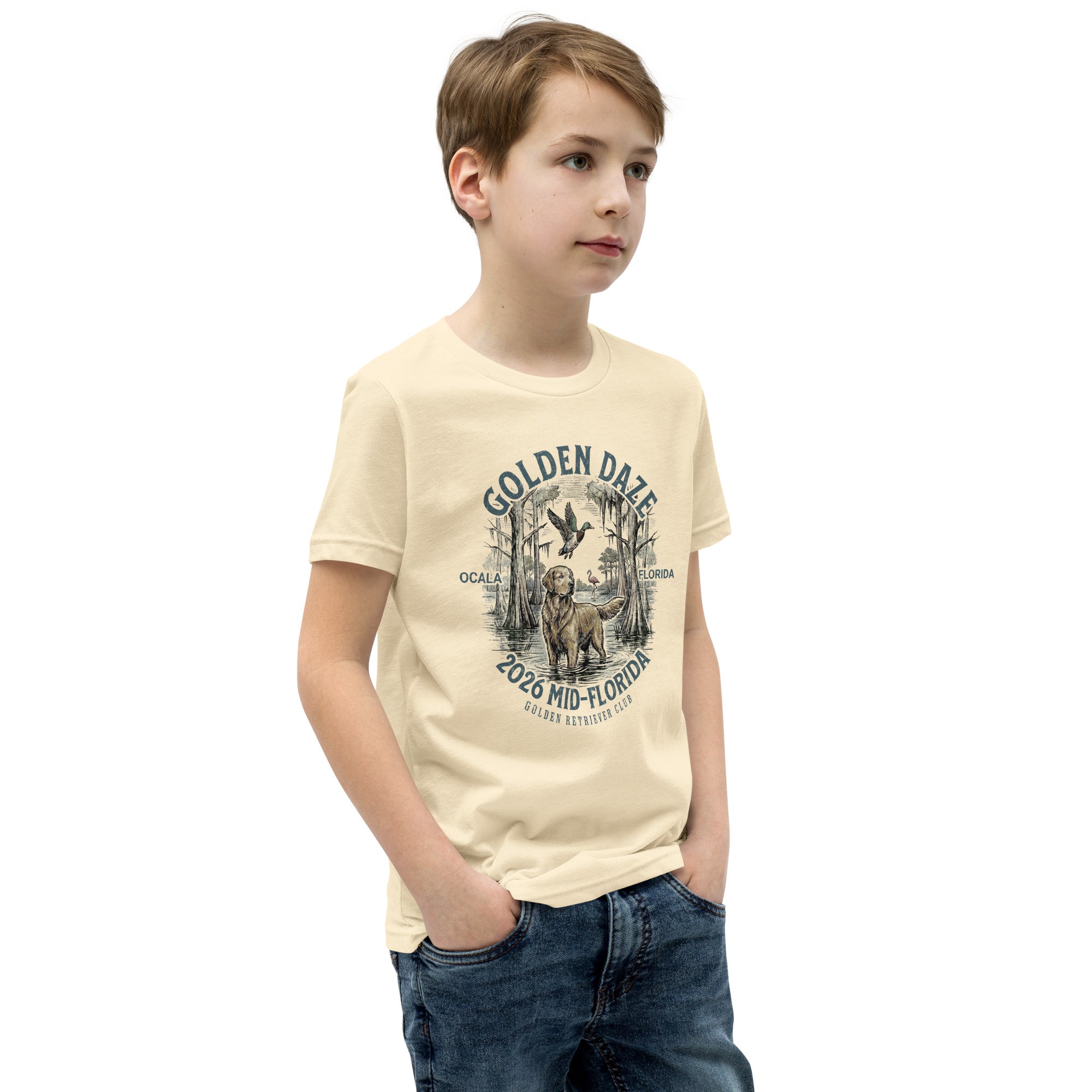 Golden Daze River Explorer Youth Short Sleeve T-Shirt