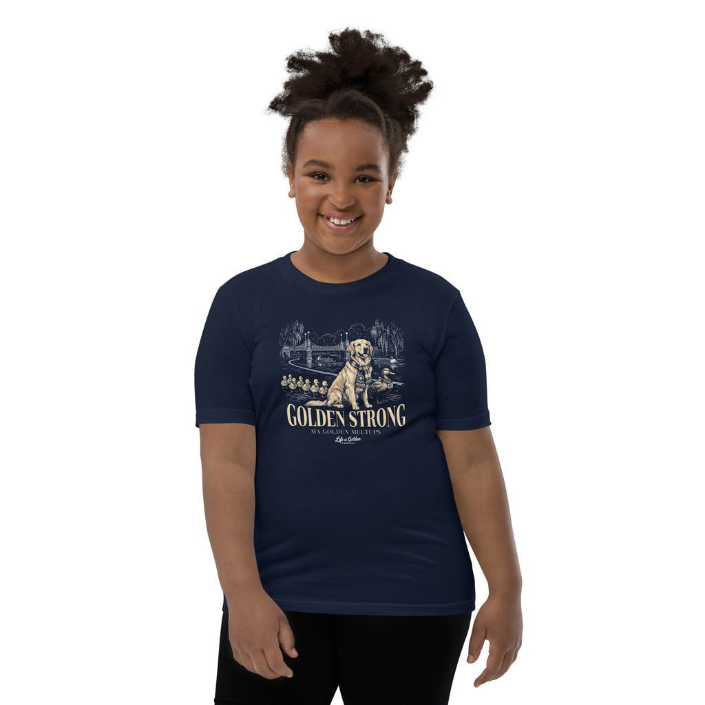 Make Way For Goldens Unisex Youth Short Sleeve Tee