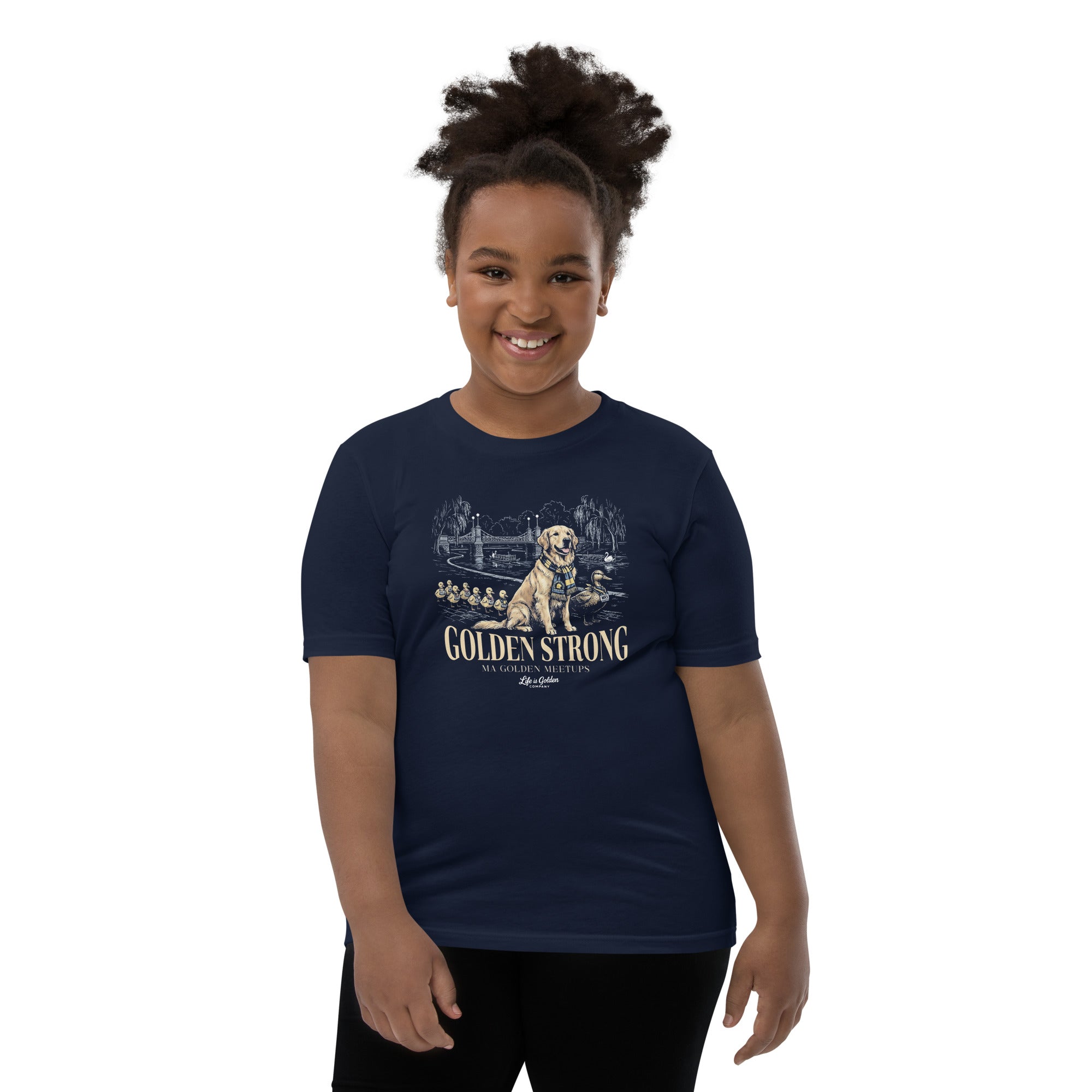 Make Way For Goldens Unisex Youth Short Sleeve Tee
