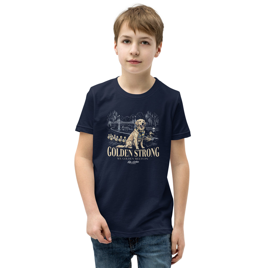 Make Way For Goldens Unisex Youth Short Sleeve Tee