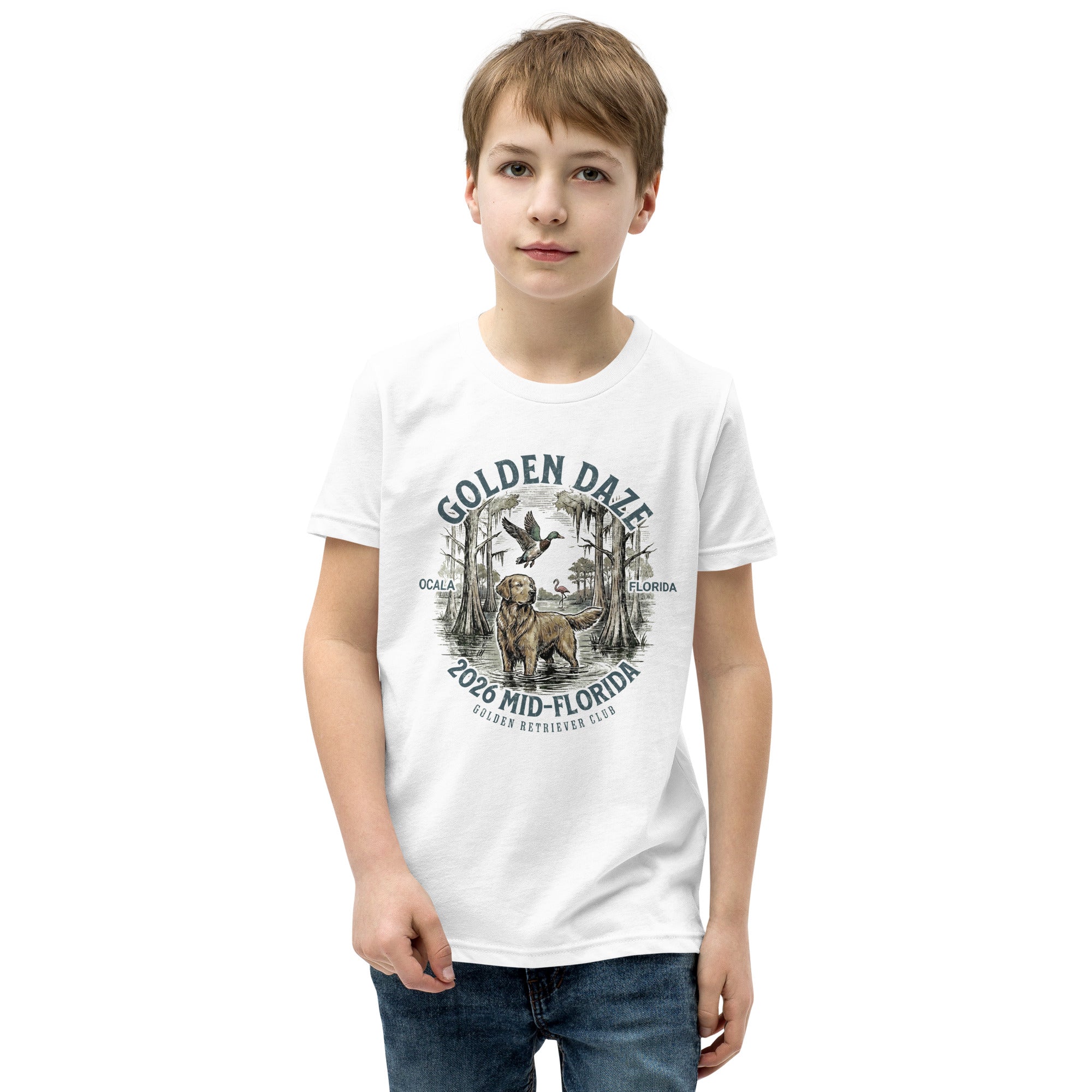 Golden Daze River Explorer Youth Short Sleeve T-Shirt