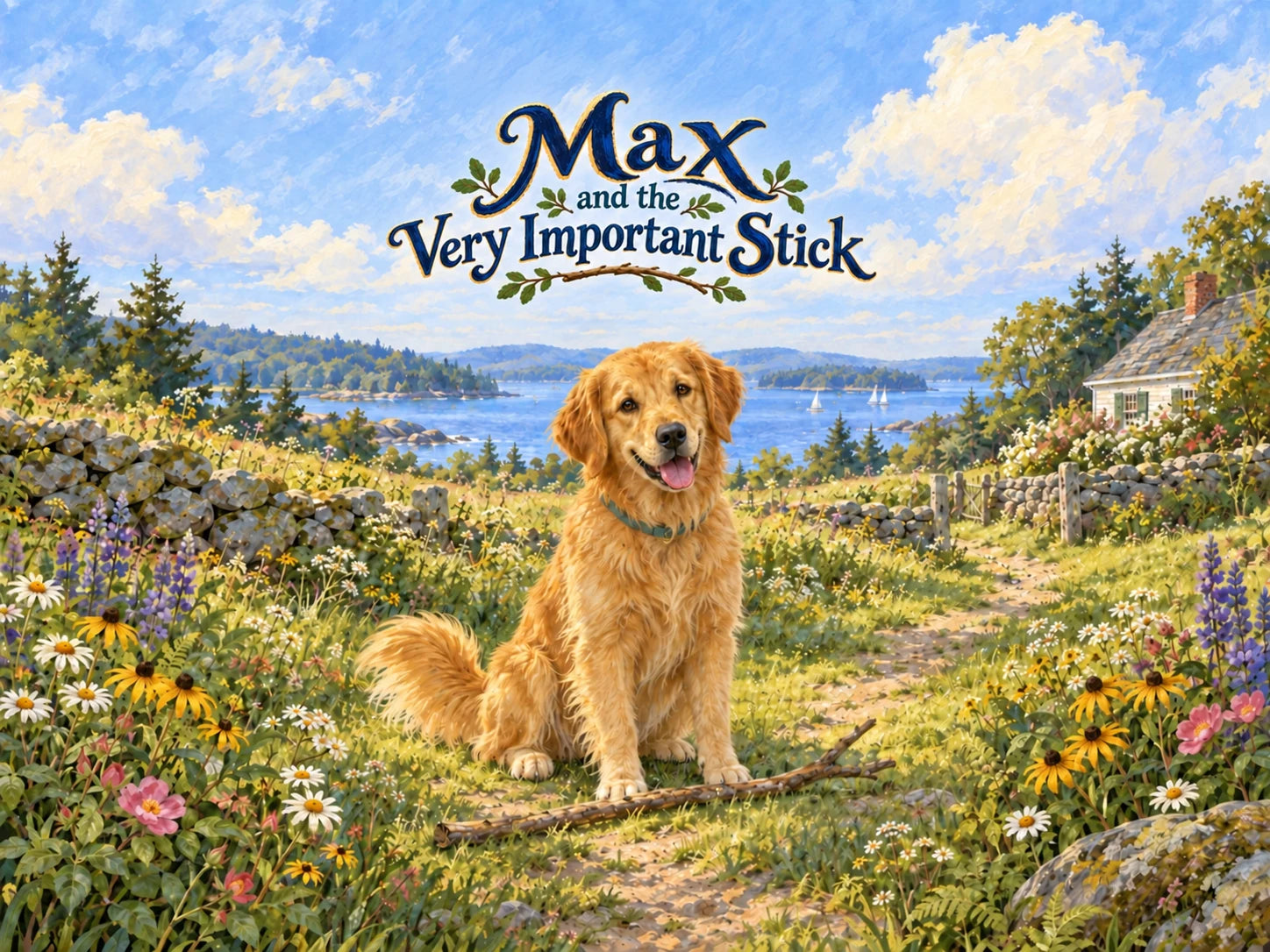Max and the Very Important Stick hardcover concept