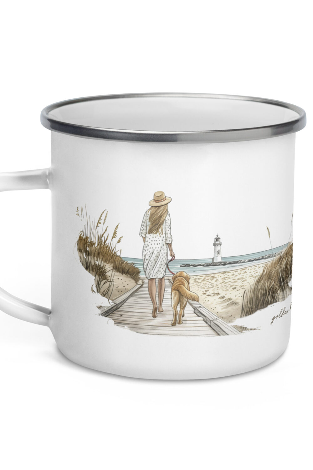 Golden Hour Enamel Mug