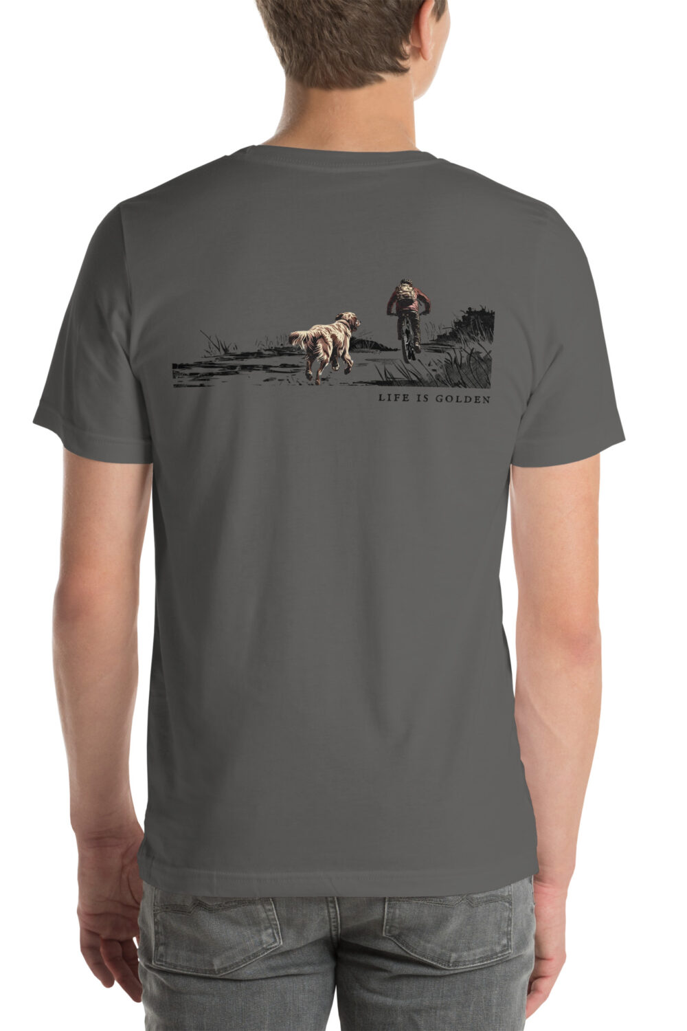 Golden Trail Dog Tee