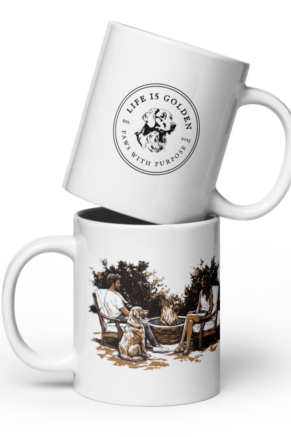 Golden Firepit Mug