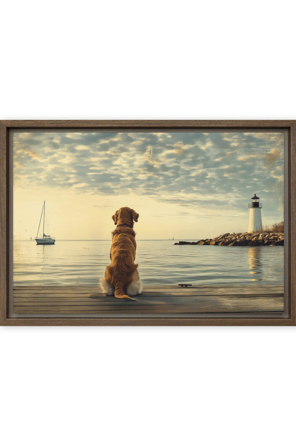 Silence Is Golden - 18"x12" Framed Canvas
