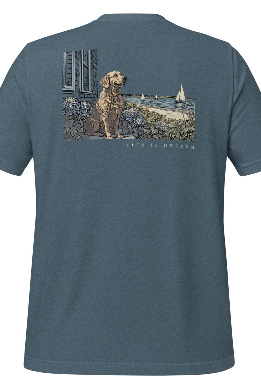 Vineyard Views Golden Retriever Tee