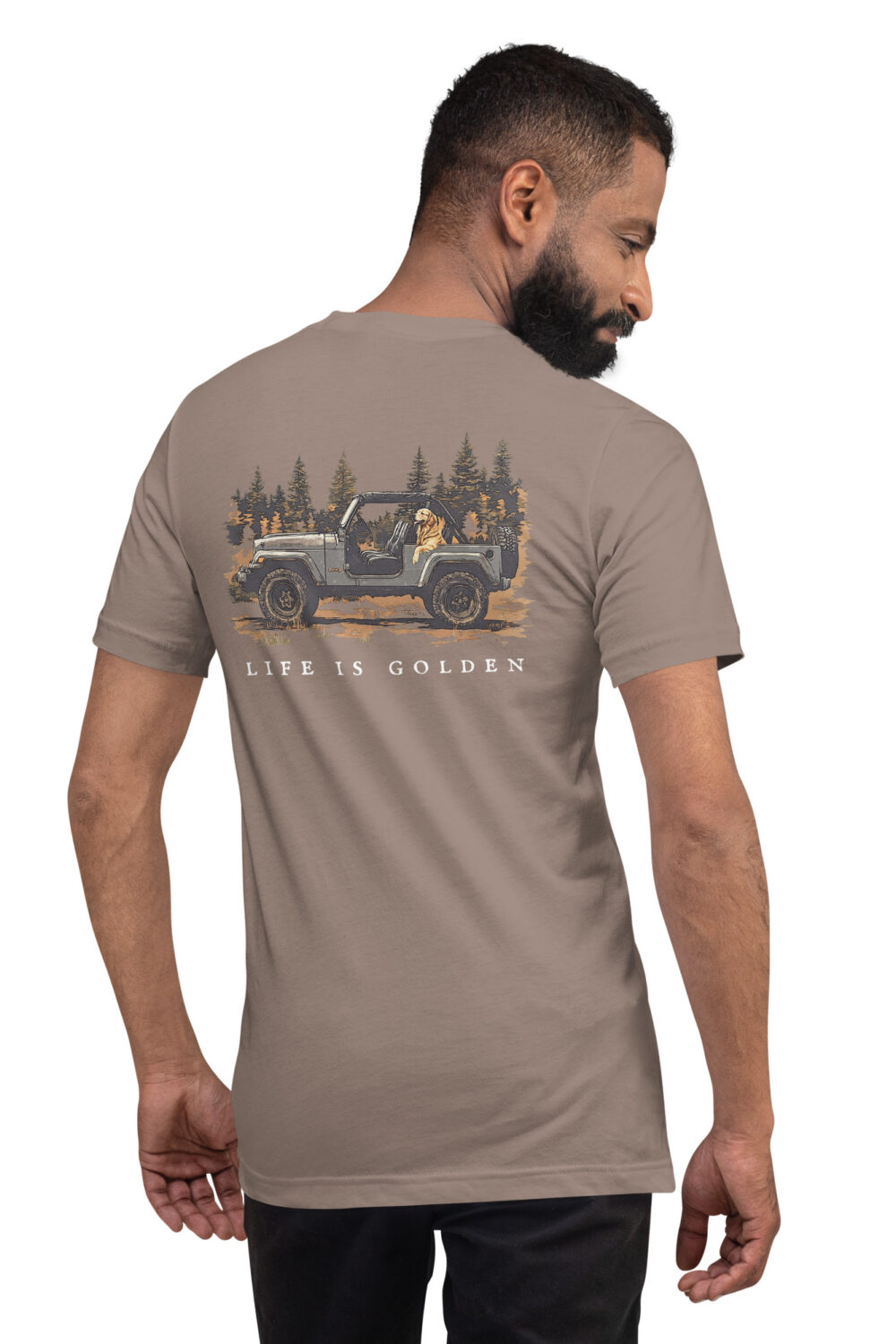 Jeep Life Golden Retriever T-shirt