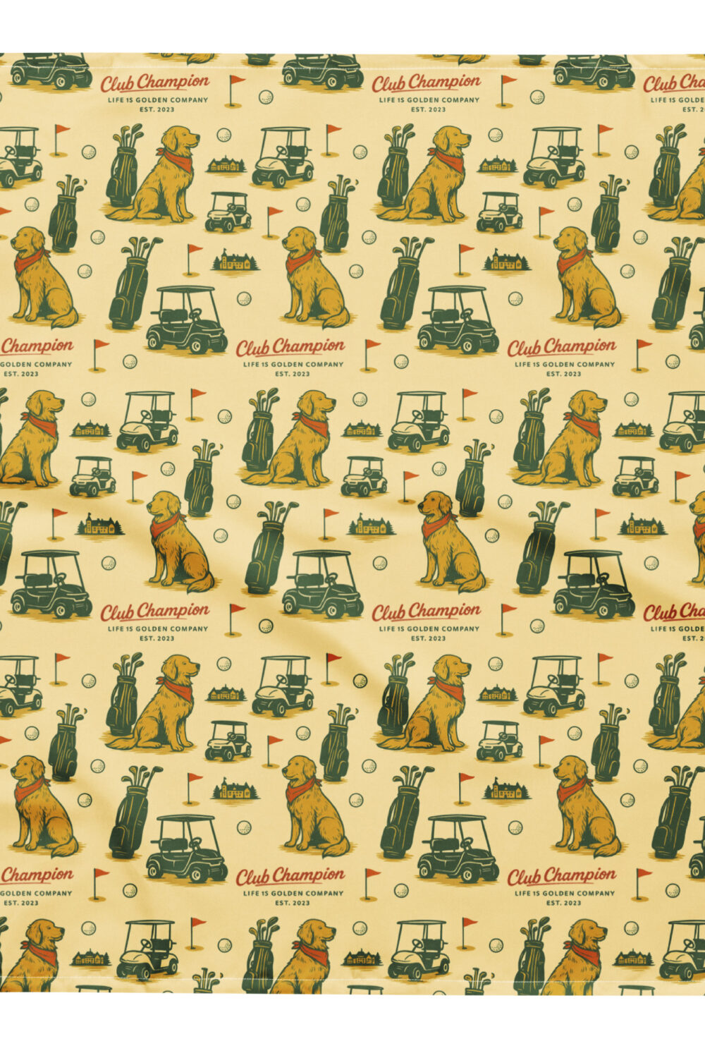 Club Champ Dog Bandana - Matching Set