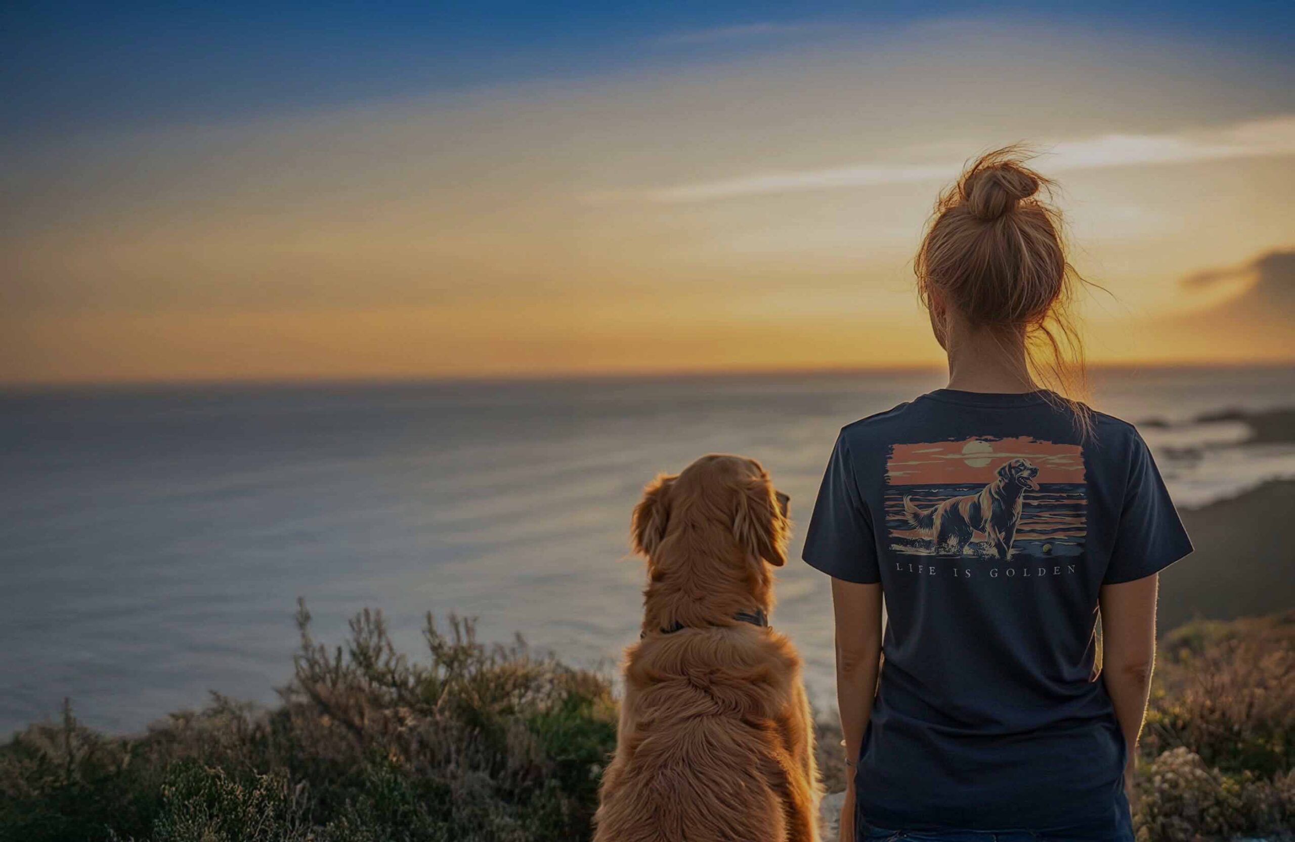 Golden retriever tee from Life Is Golden